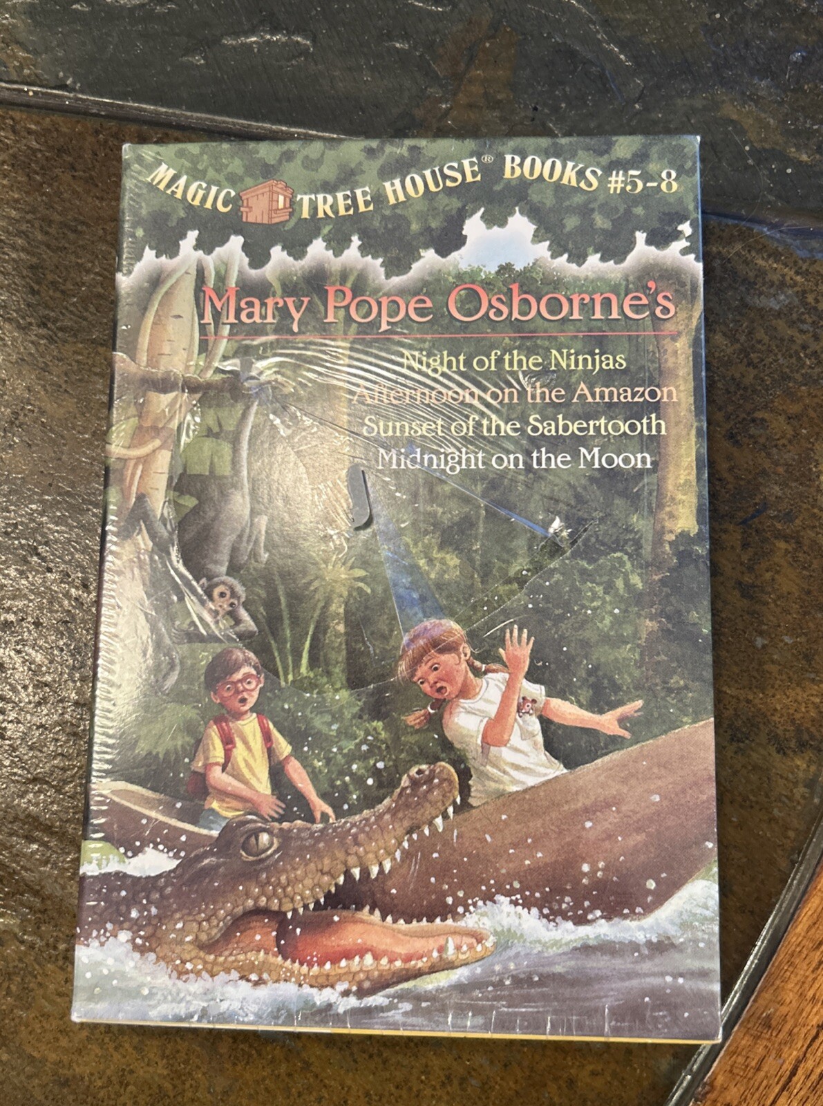 VTG 1995 Magic Tree house Mary Pope Osbourne Book Set Books #5-8 NEW SEALED W