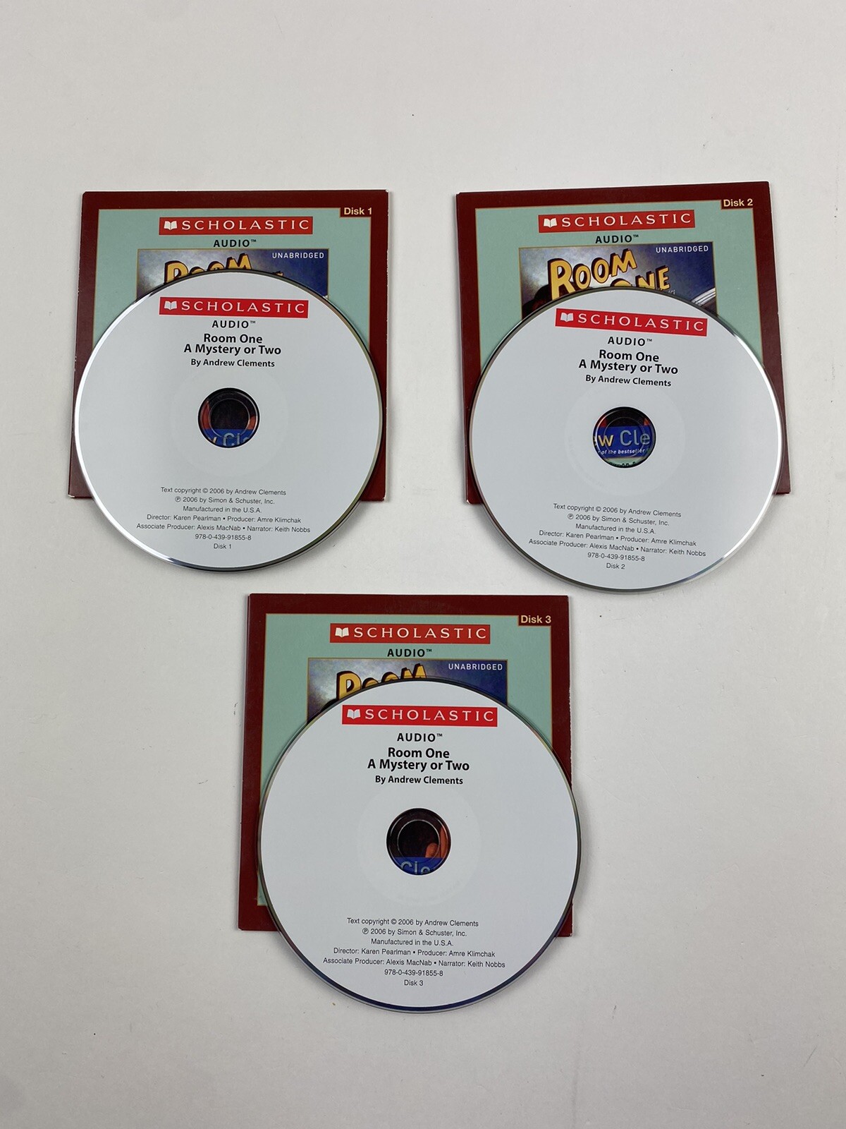 Scholastic Audio Room One: A Mystery or Two 2006 Audiobook CD – 3 Disc Set