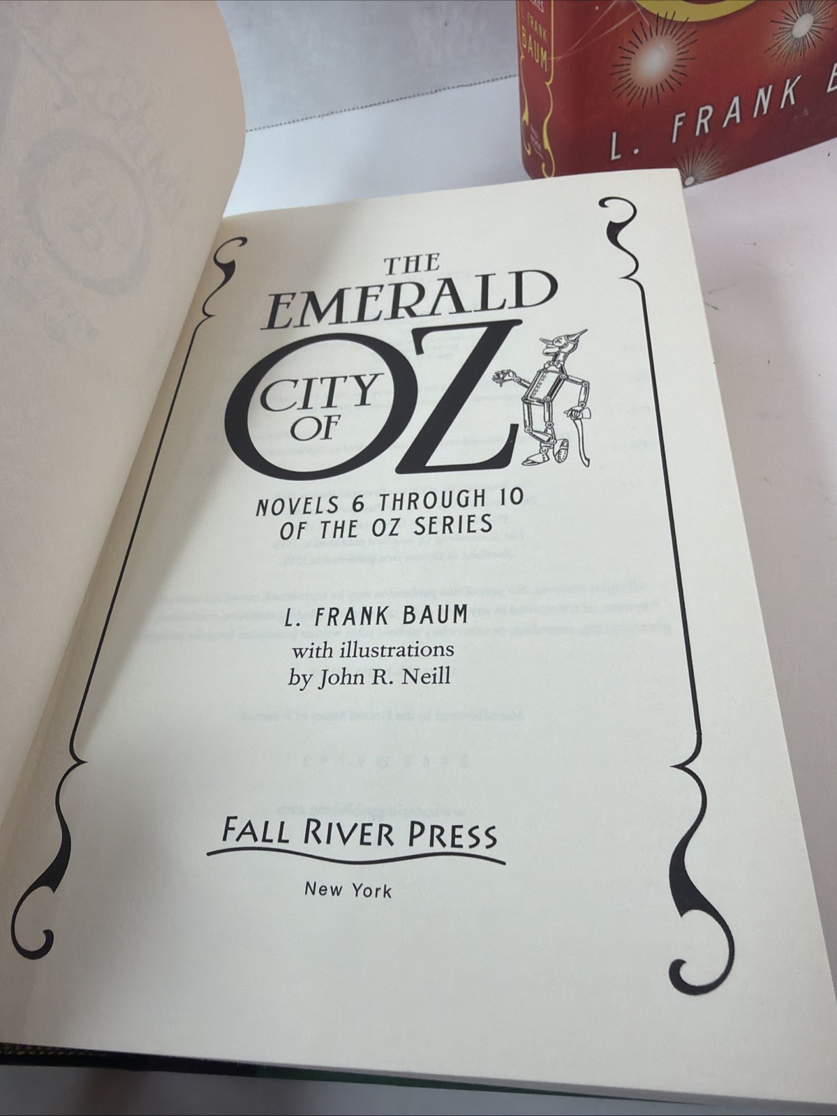 The Wizard of Oz Books 1-15 L. Frank Baum Fall River Press HC DJ 3 Volumes