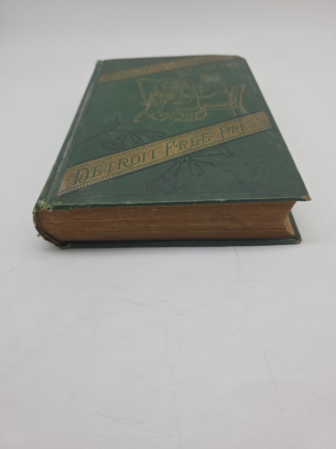 1881 The Household May Perrin Goff Detroit Free Press Victorian Decorative Gilt