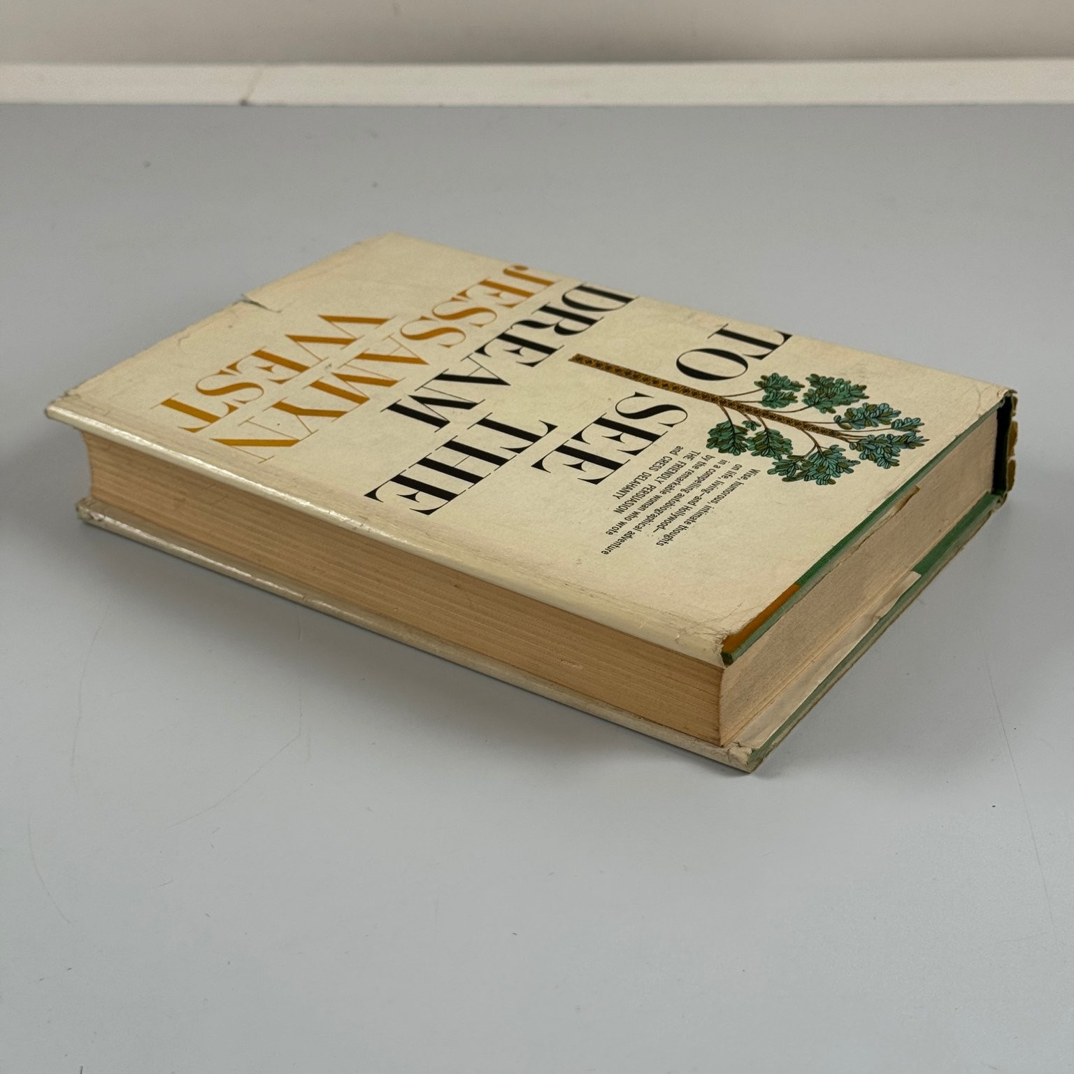 To See the Dream Jessamyn West 1957 First Edition Autobiography Harcourt Brace