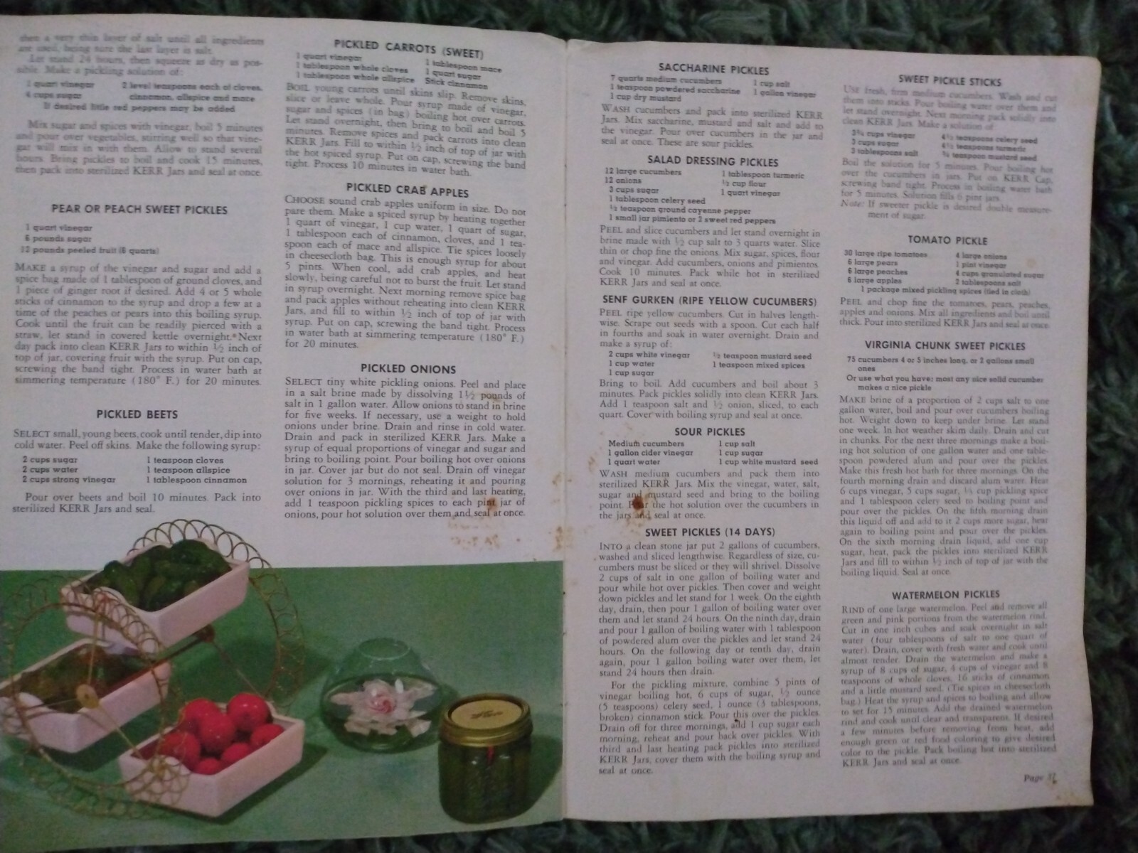 Vintage 1958 KERR Home Canning Book 58 PAGES