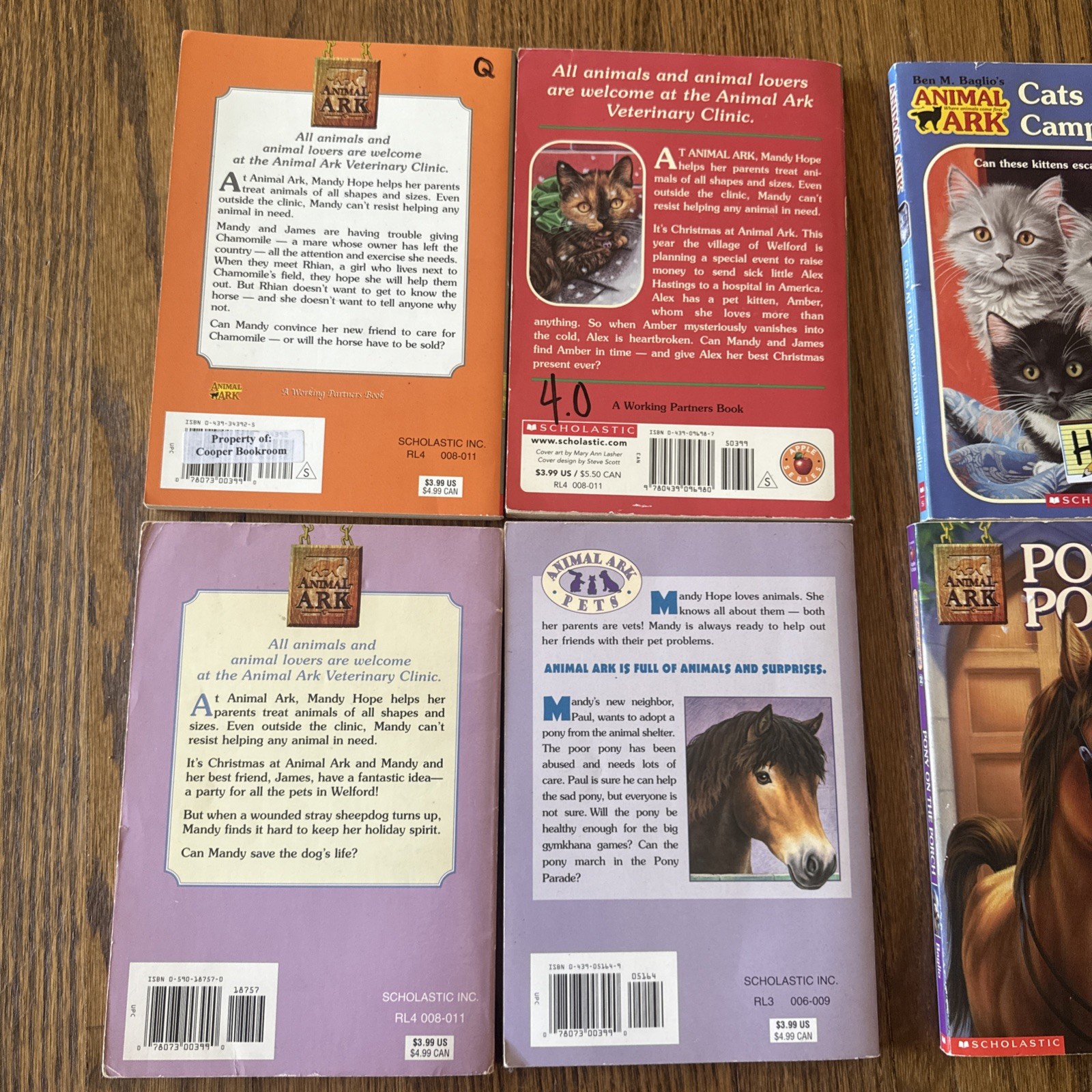 Animal Ark by Ben M. Baglio Book Lot Treasury Pony Cats Horse Hauntings Hamster
