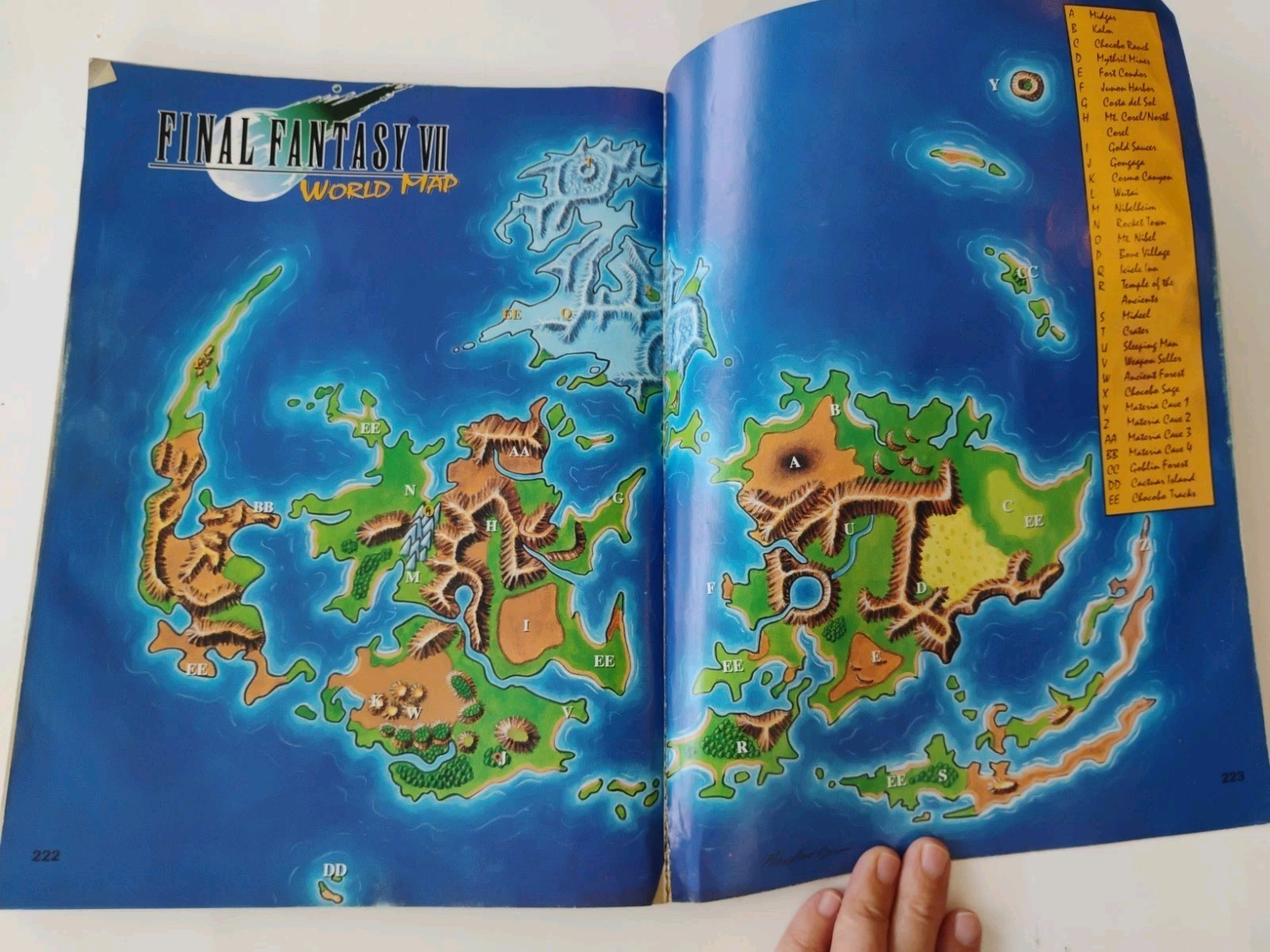FINAL FANTASY VII BRADY GAMES STRATEGY GUIDE VERY RARE 1ST COVER! FF7