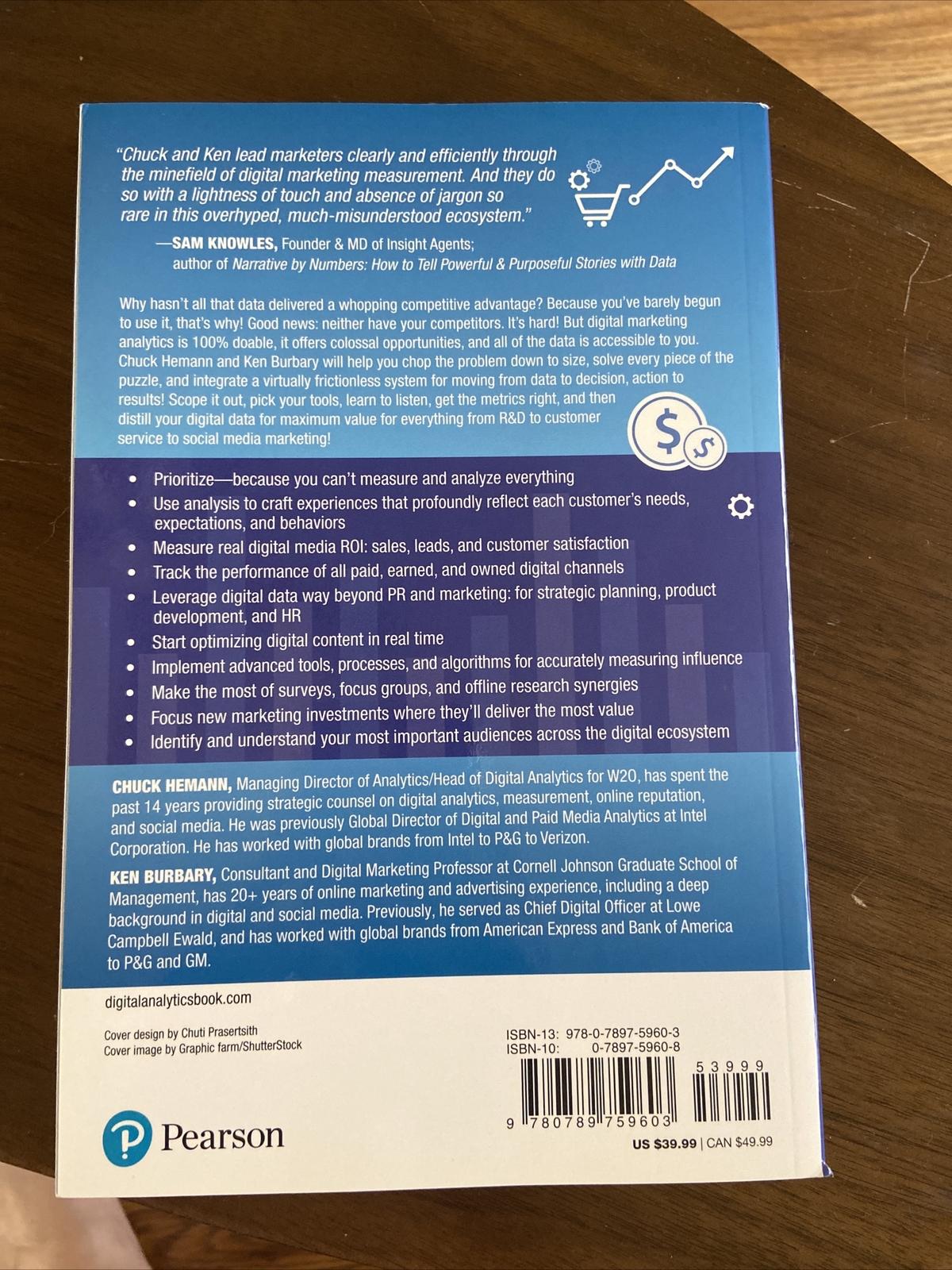 Que Biz-Tech Ser.: Digital Marketing Analytics : Making Sense of Consumer…