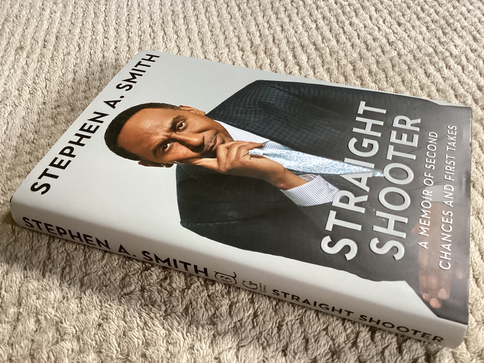 *Signed* Straight Shooter : A Memoir by Stephen A. Smith (2023, Hardcover)