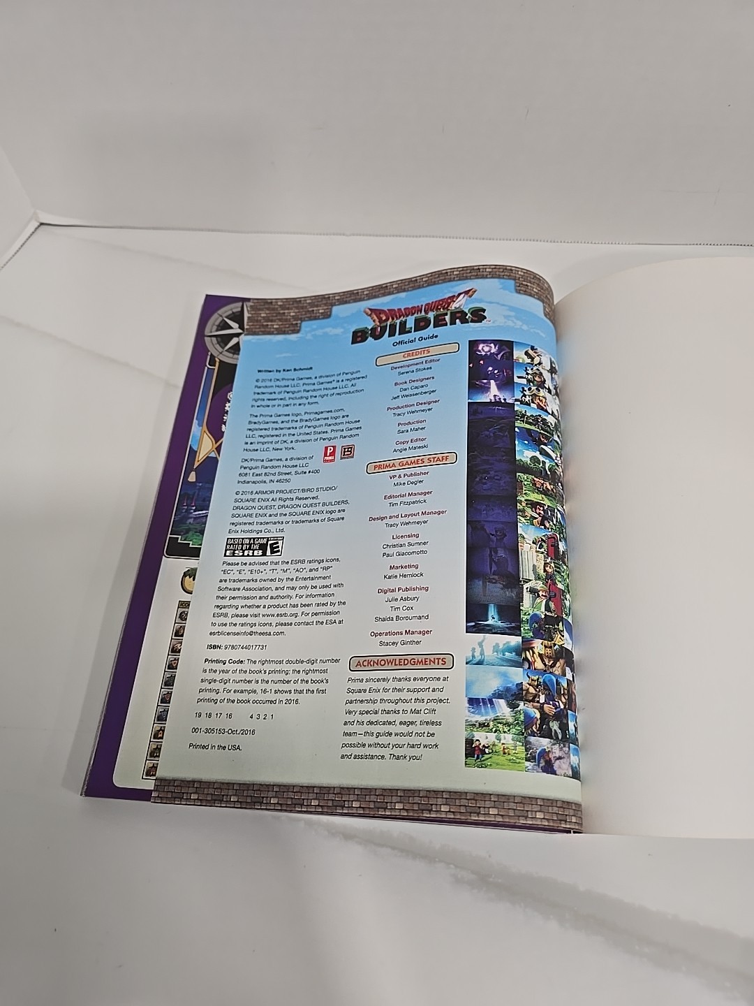 Dragon Quest Builders Prima Game Official Strategy Guide 2016 New (Other) RARE