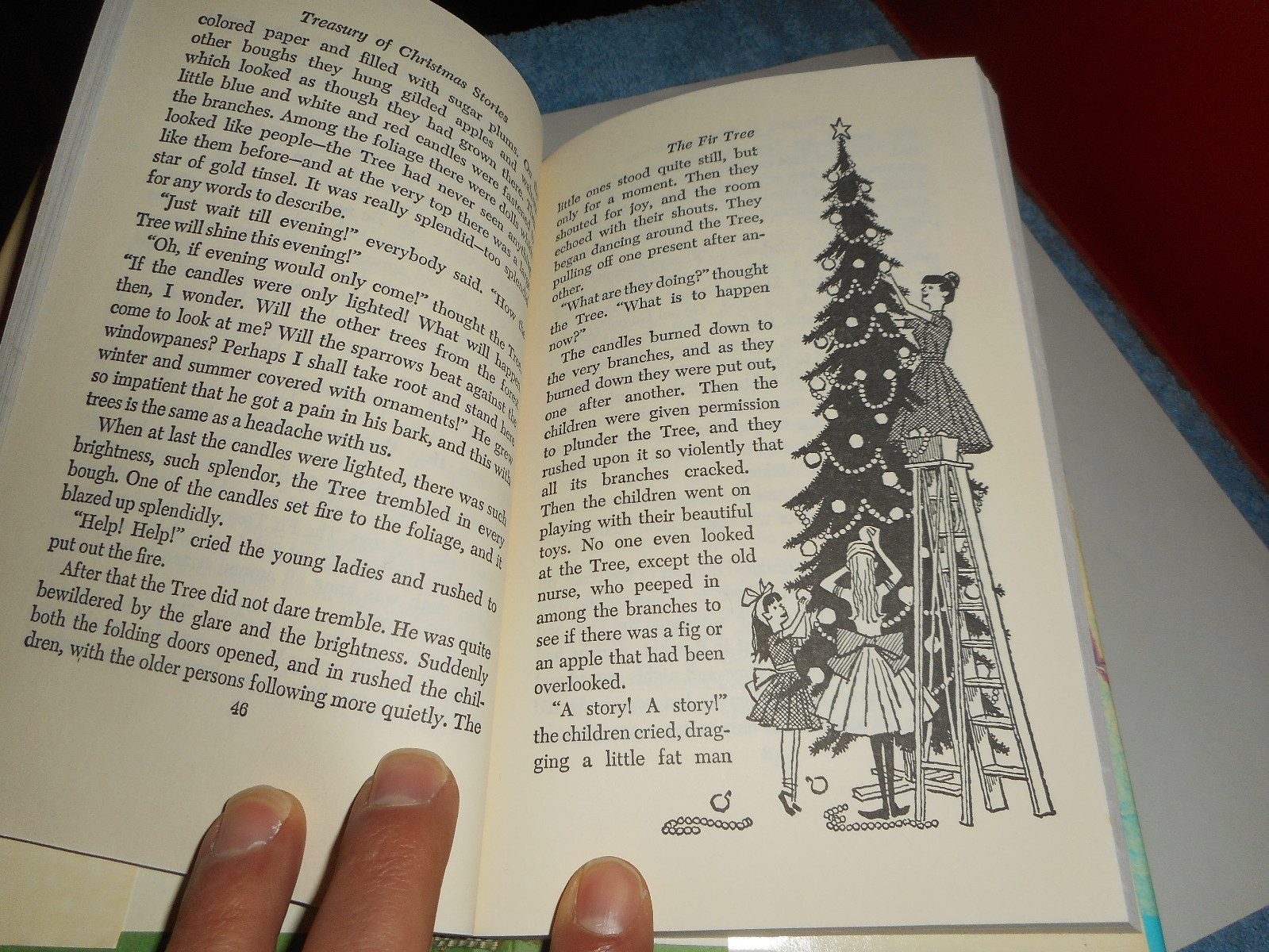 TREASURY of Christmas Stories by Ann Mcgovern 1975 HC/DJ 1st Edition Book FINE