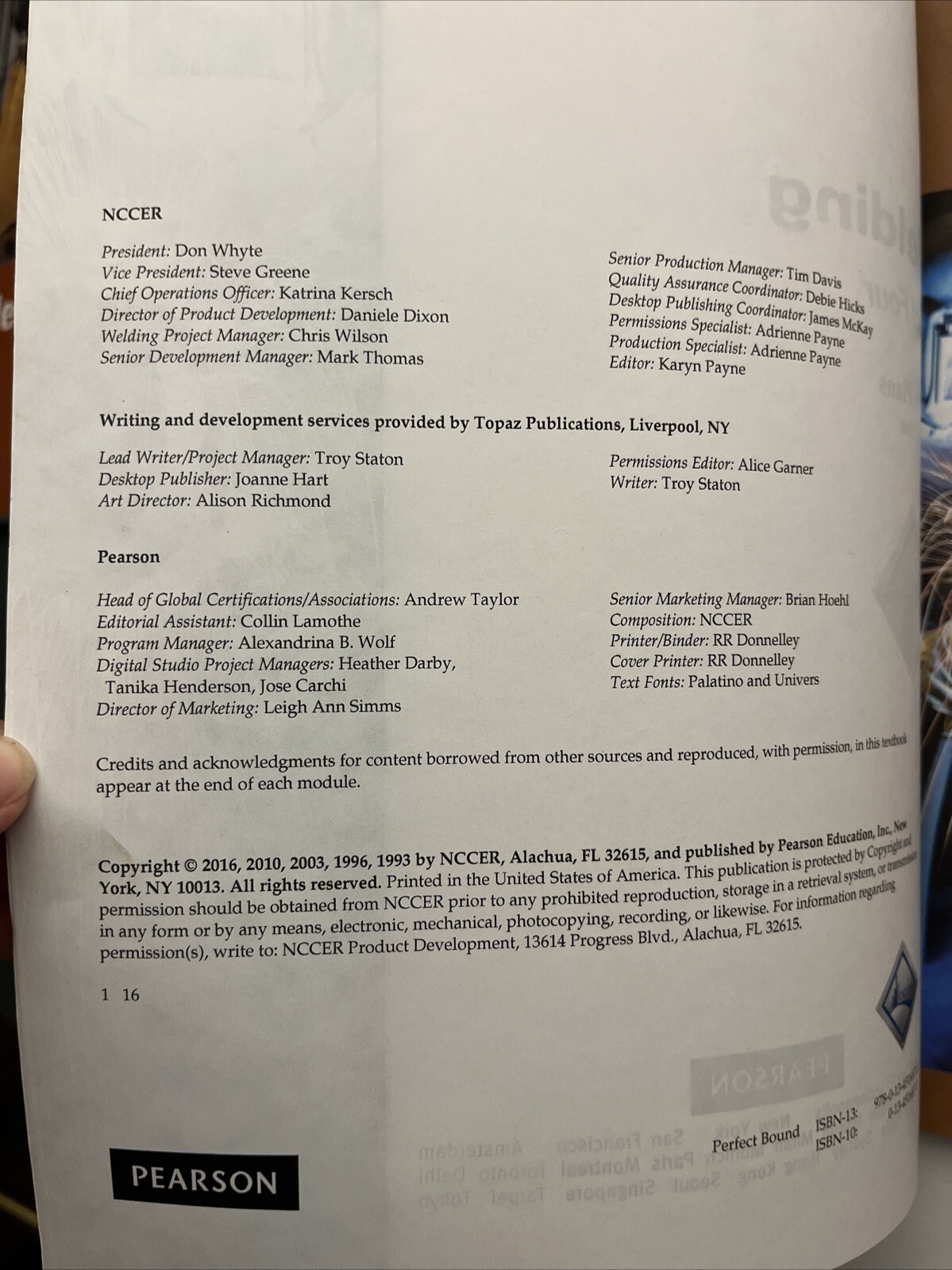 NCCER Welding Level 4 Lesson Plans + Instructor Copy – 5th Edition