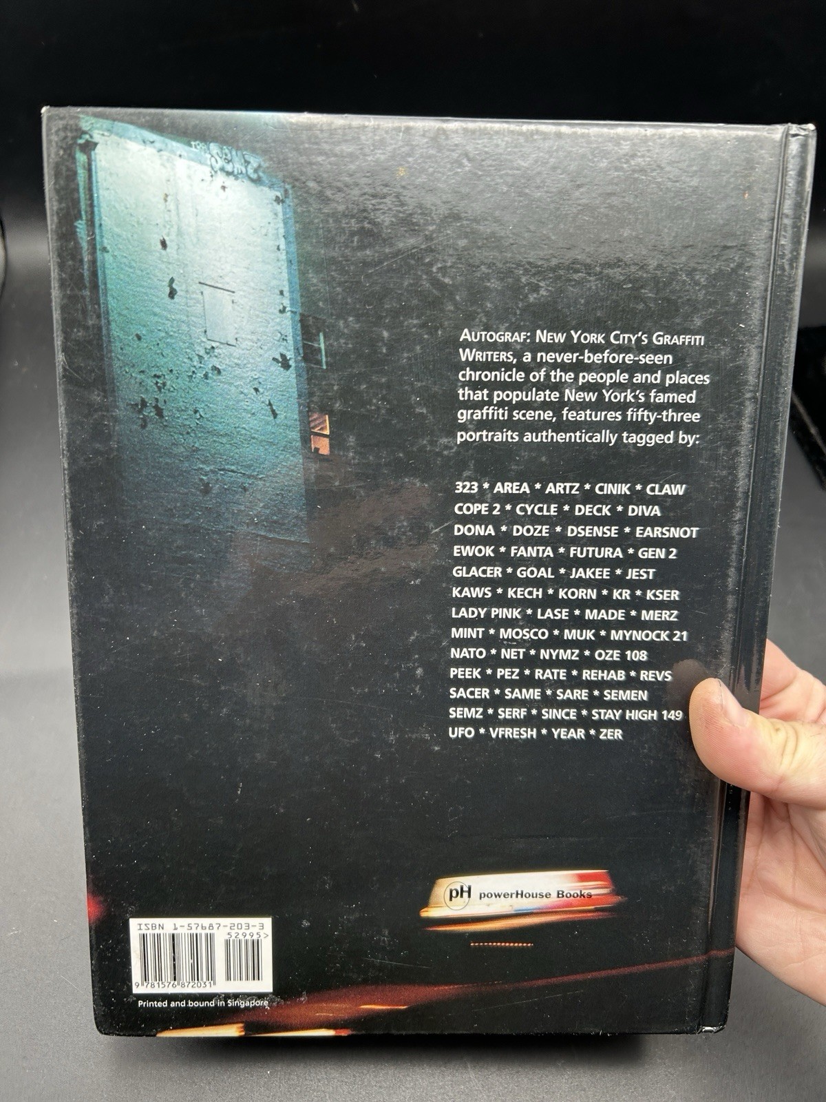 Autograf: New York City’s Graffiti Writers Peter Sutherland REVS 2004 1ST HC Ed