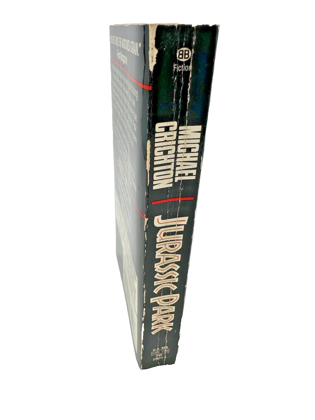 Jurassic Park Michael Crichton Ballantine Books 35th Printing 1993 Universal Pix