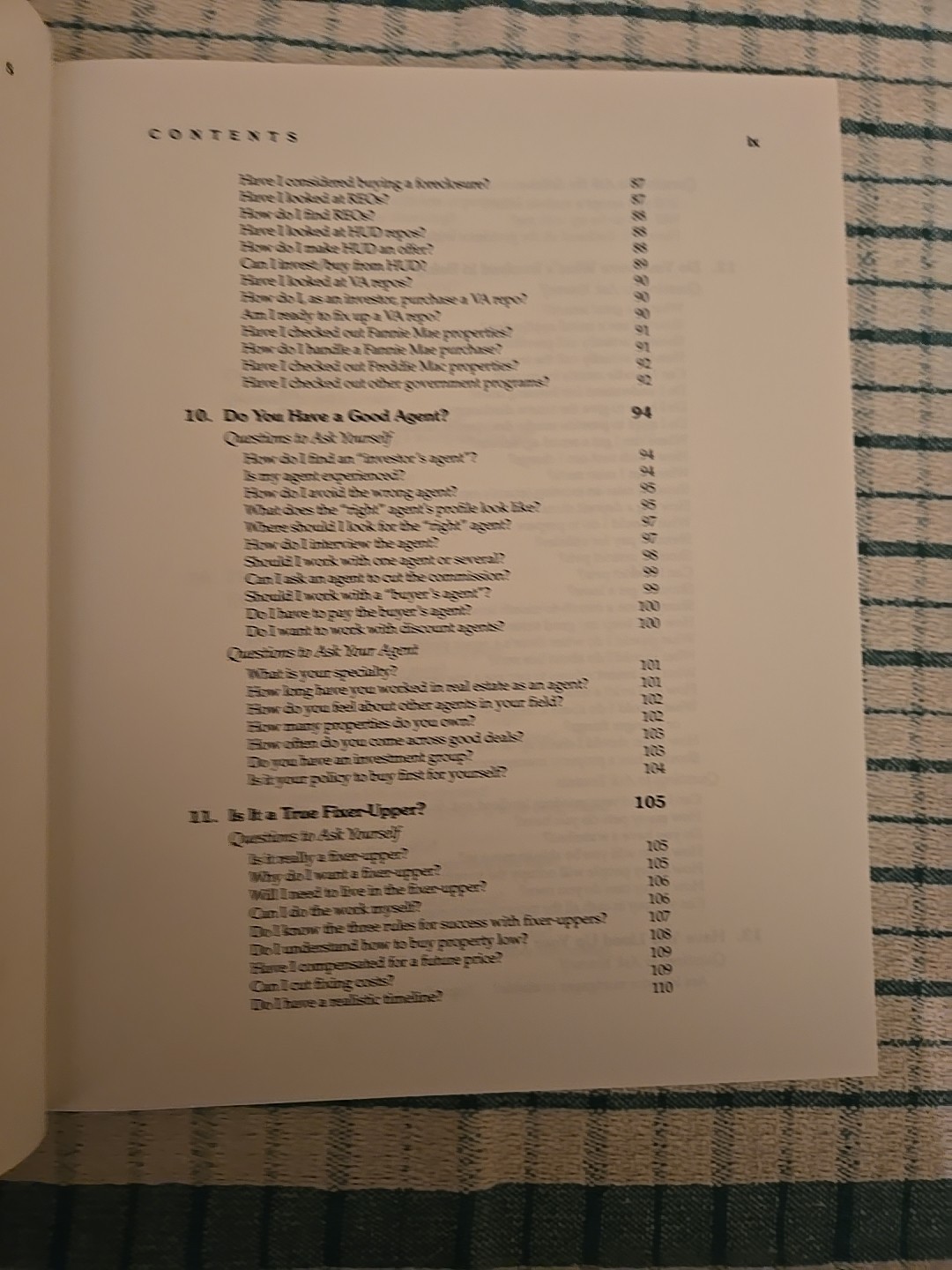 Real Estate Investor’s Checklist by Robert Irwin (2006, Perfect)