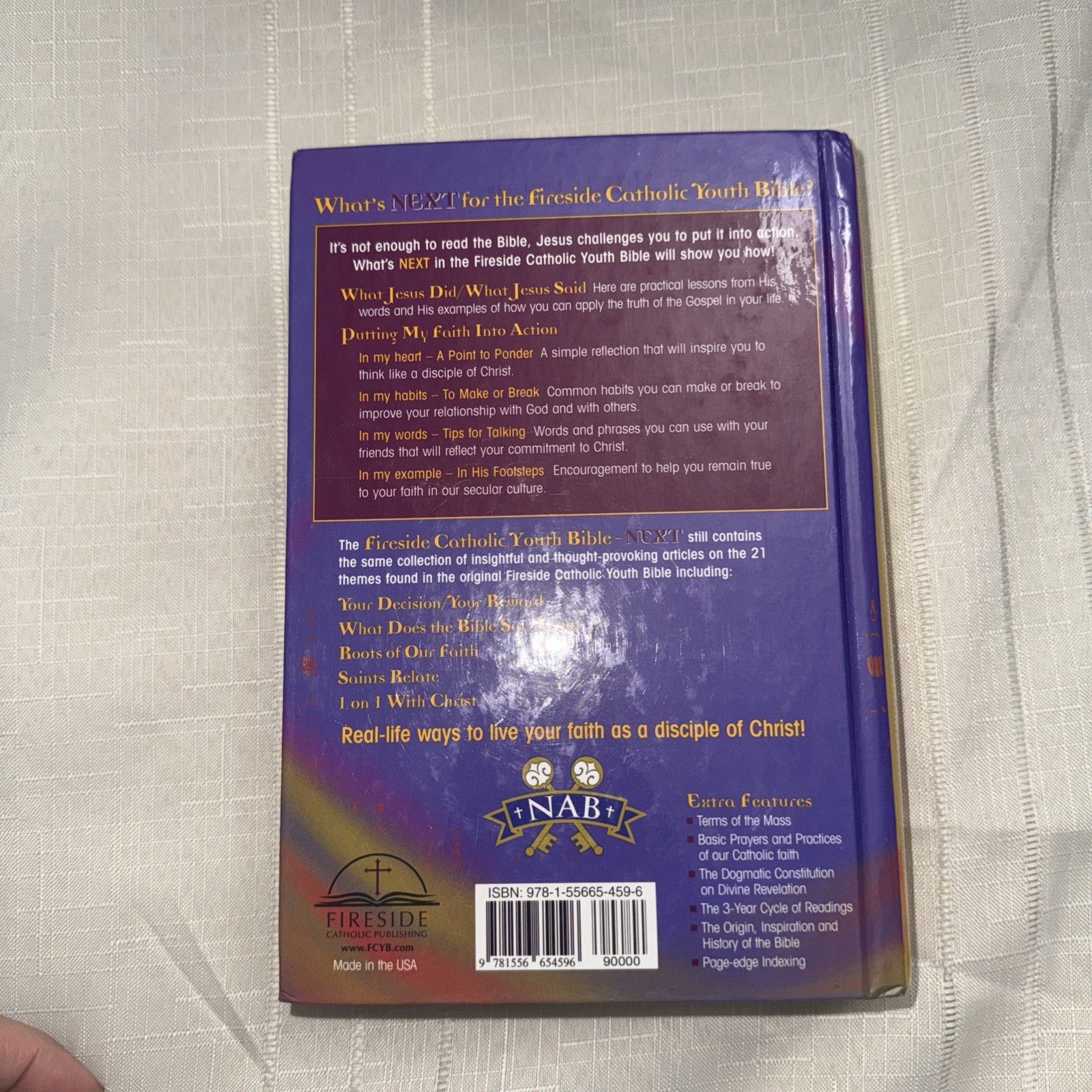 Fireside Catholic Youth Bible Next-NABRE by United State Confraternity
