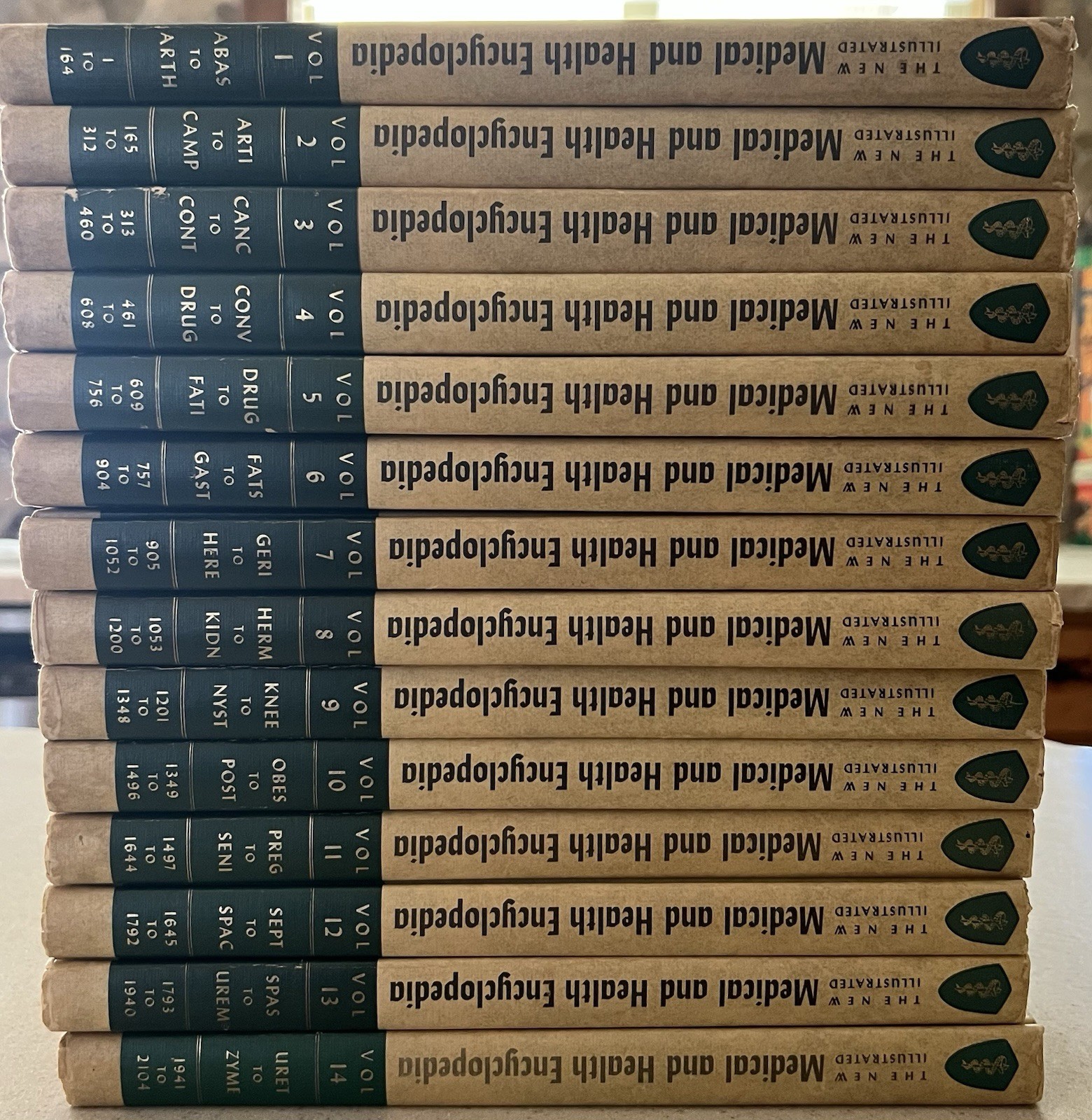 Vtg 1964 The New Illustrated Medical & Health Encyclopedia 1-14 Complete Set HB