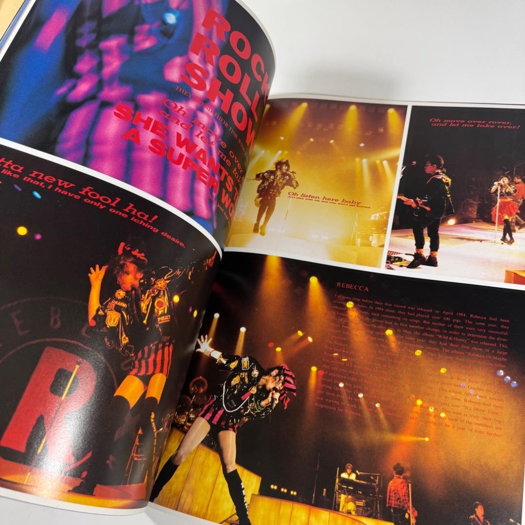 REBECCA SPECIAL GIG 86-87 Tour Pamphlet Concert Tour Aichi Gymnasium