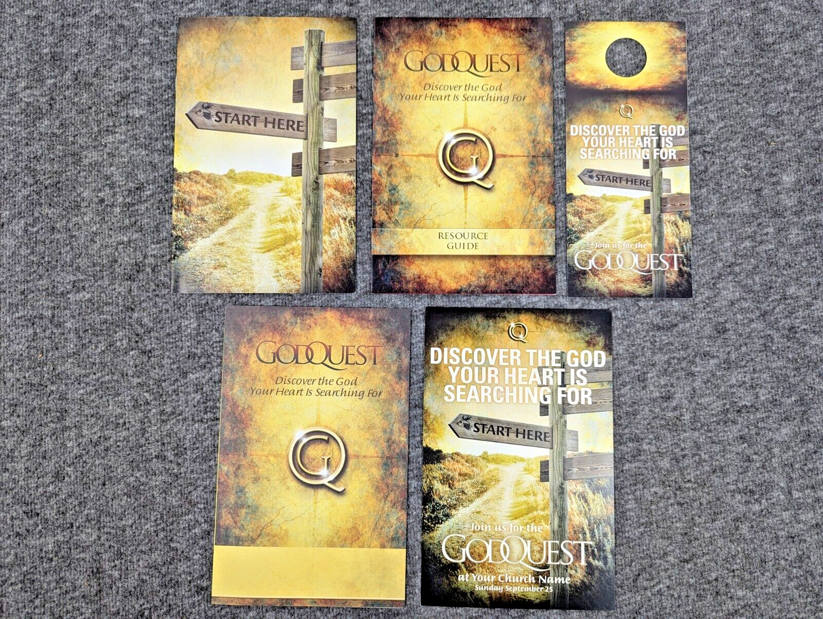 GodQuest Church Kit Bible Study – DVDs + All Books By McDowell, Sean – Excellent