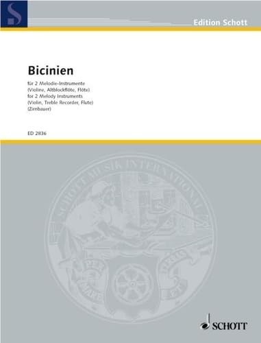 Bicinien: 20 two-part Fantasia – NEW