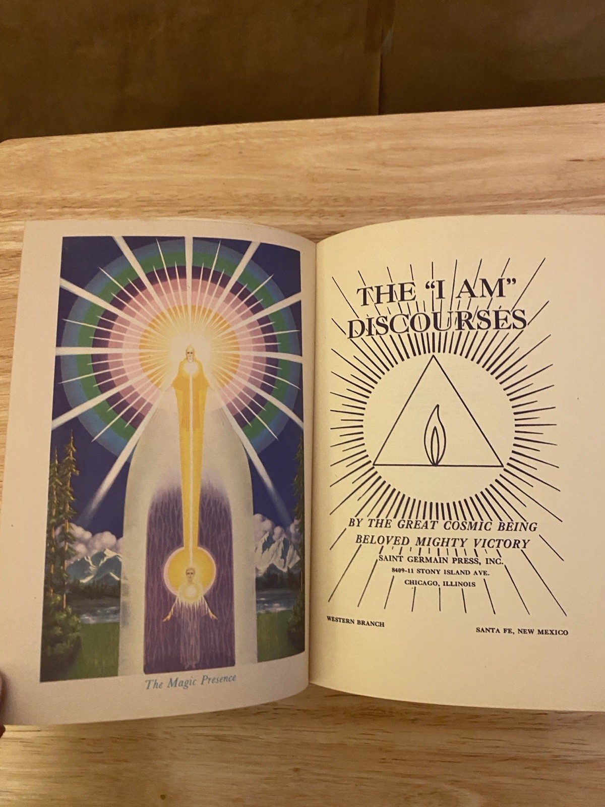 GODFRE RAY KING Lot of 2 Book I Am Discourses Vic, Unveiled Mysteries Vol 1,9 HC