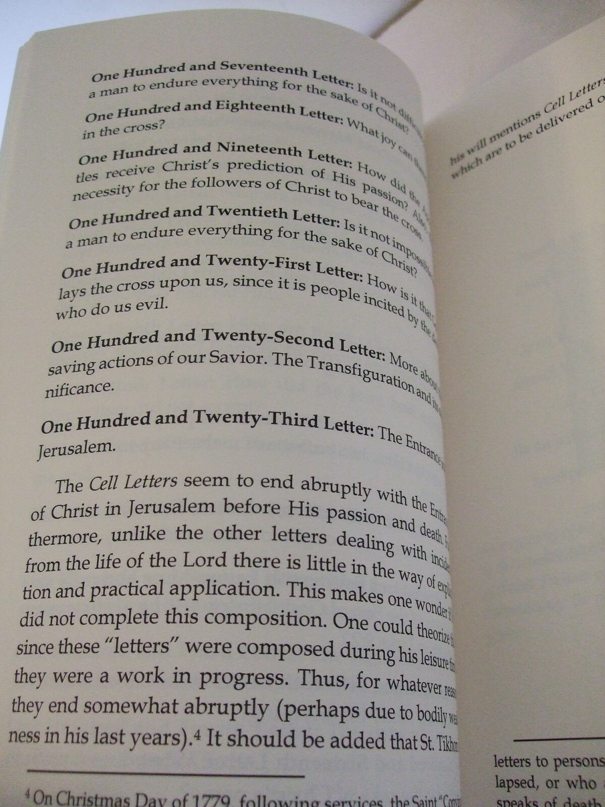 Cell Letters by St. Tikhon of Zadonsk. Orthodox. Newly Translated.