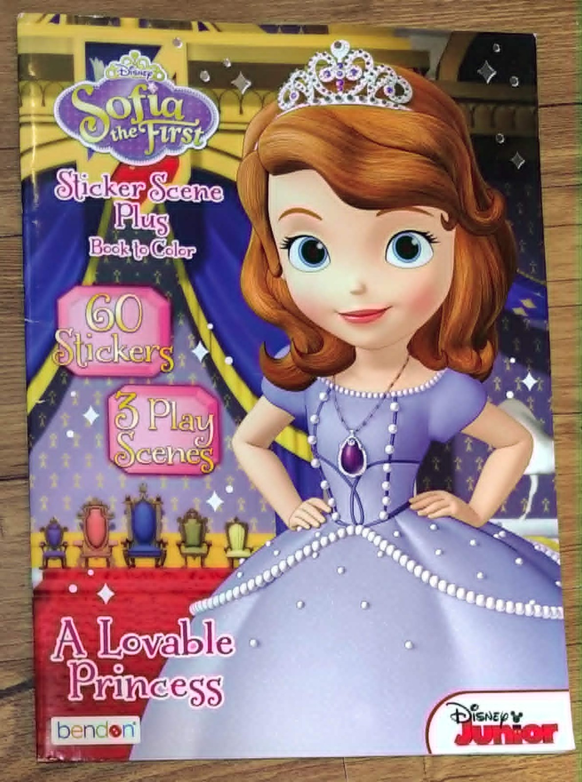 Sofia the First Coloring & Activity Sticker Scene 2013 A Lovable Princess
