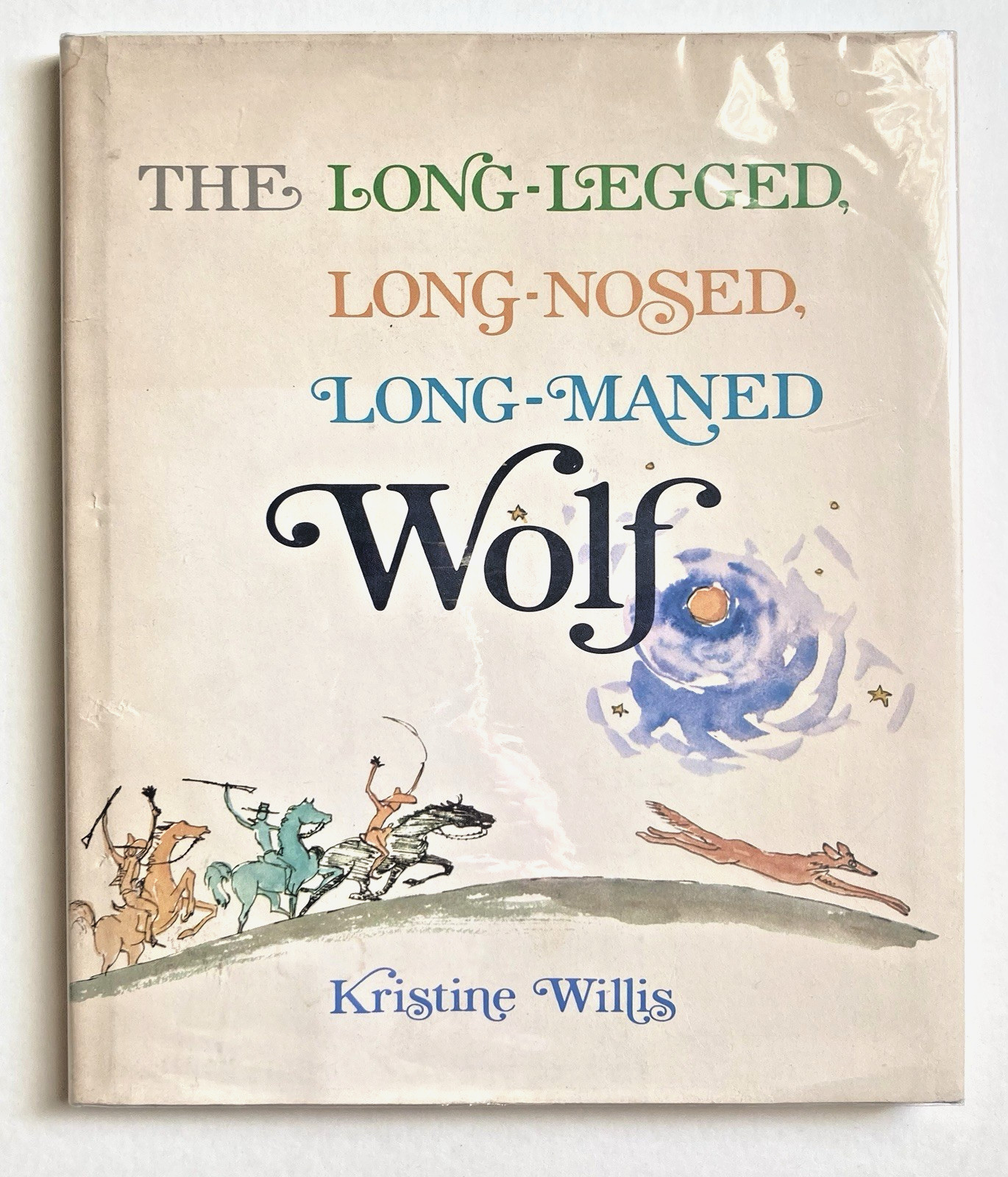 SIGNED The Long-Legged Long-Nosed Long-Maned Wolf – Willis 1968 Texas Printing
