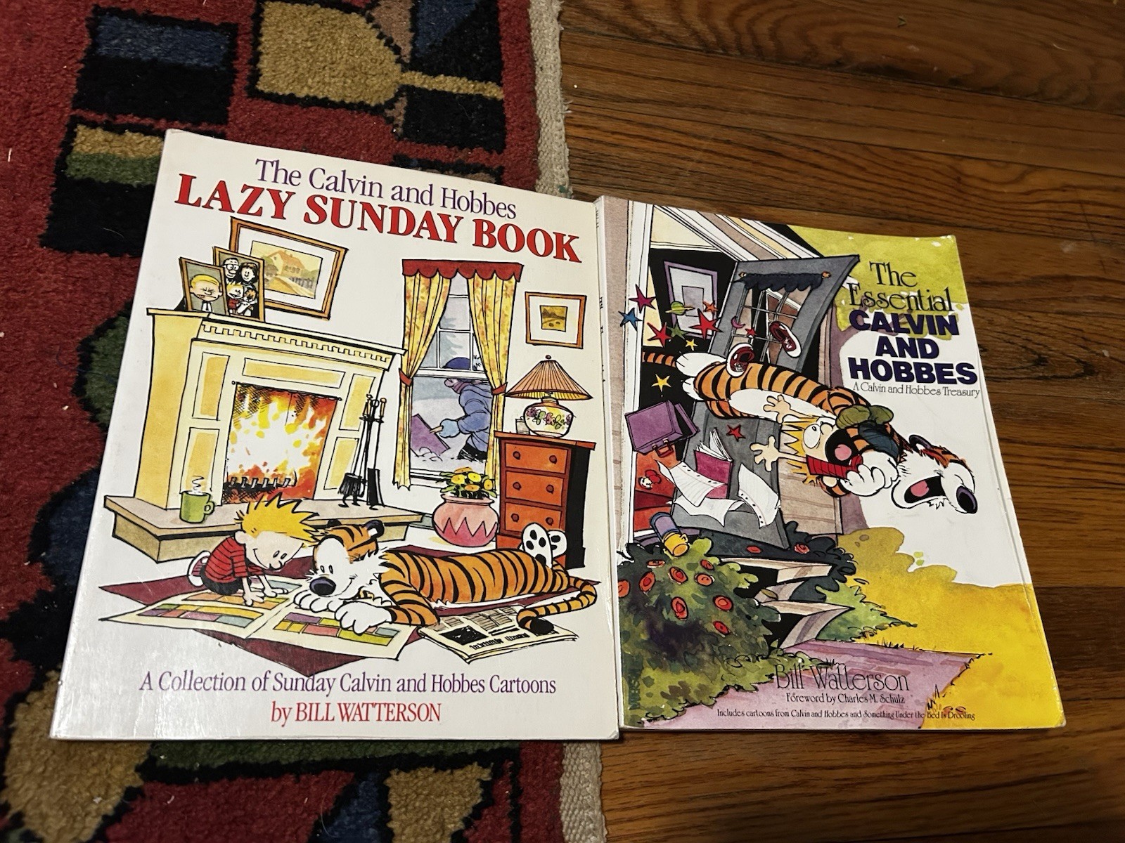 Calvin And Hobbes Lot Of 6 Bill Watterson 1990s Paperback Books Comic Strips VTG