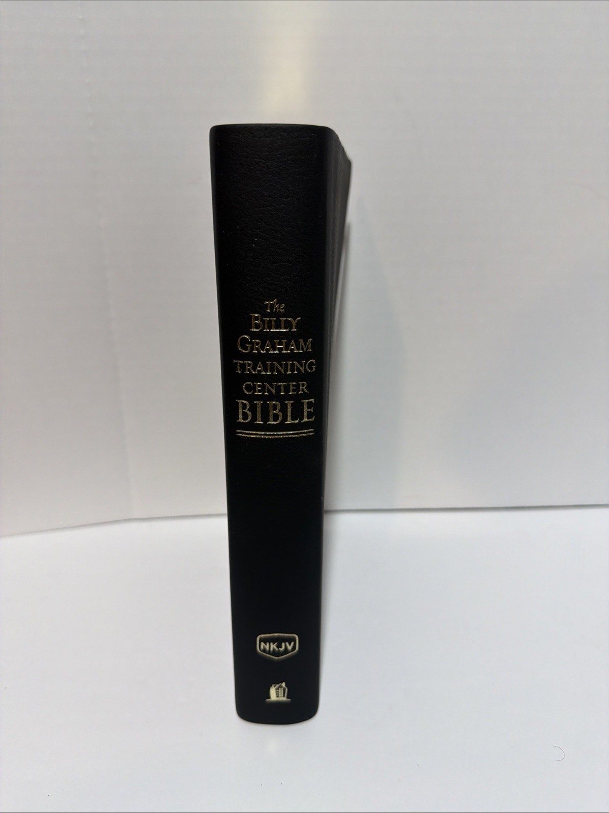 NKJV The Billy Graham Training Center Bible Black Genuine Leather 2004 Nelson