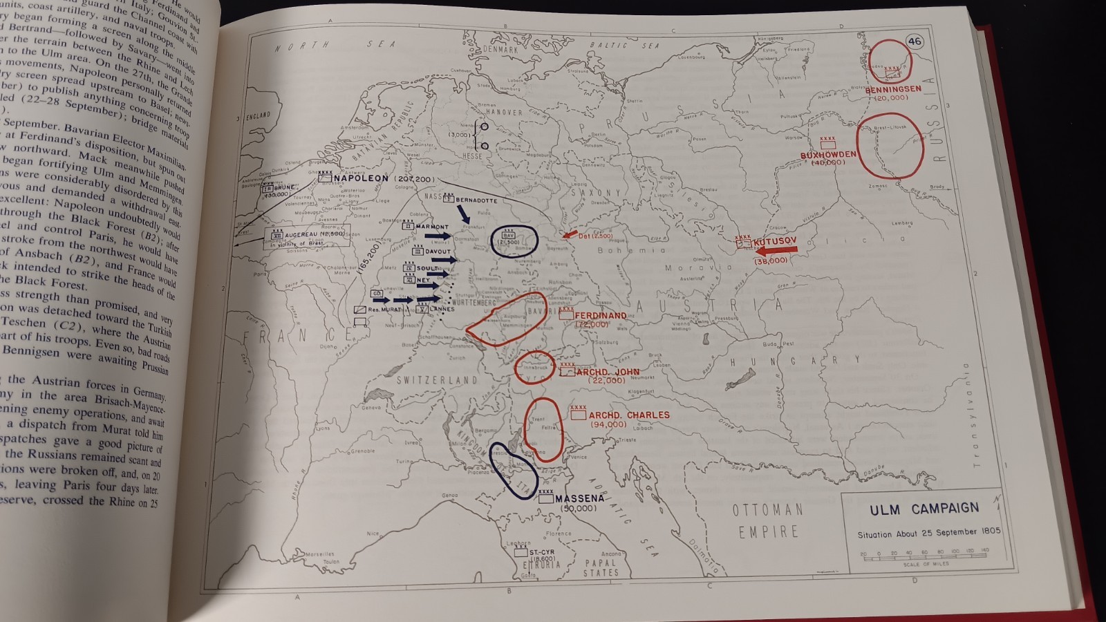 A Military History And Atlas Of The Napoleonic Wars – Vintage 1968 Hardcover