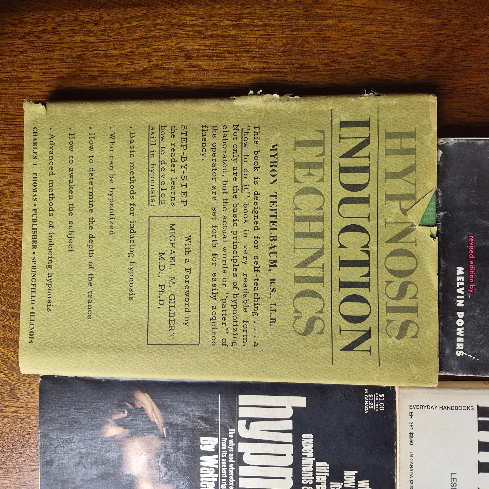 Vintage Hypnosis Book Lot, Induction, Science, Hypnotism, Complete Guide, Power