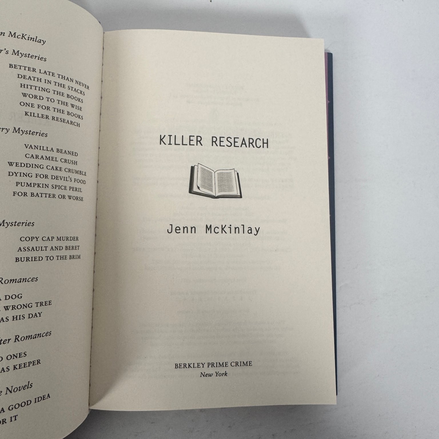 Jenn McKinlay Library Lover’s Mystery Set 4 Books First Edition Hardcover