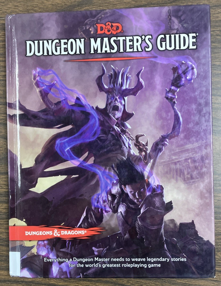 Dungeon Master’s Guide Dungeons & Dragons D&D HC RPG Wizards Coast 2014 EX-LIB