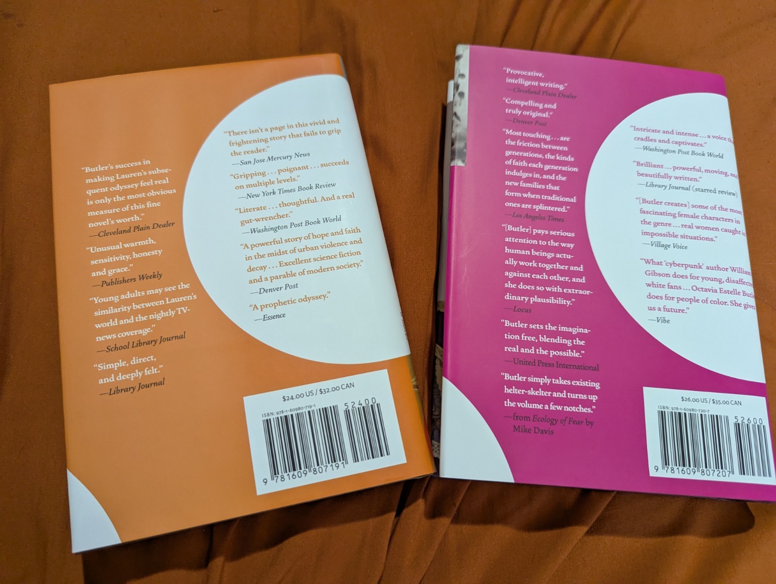 Octavia Butler Parable of the Sower; Parable of the Talents 2 Volumes 2016