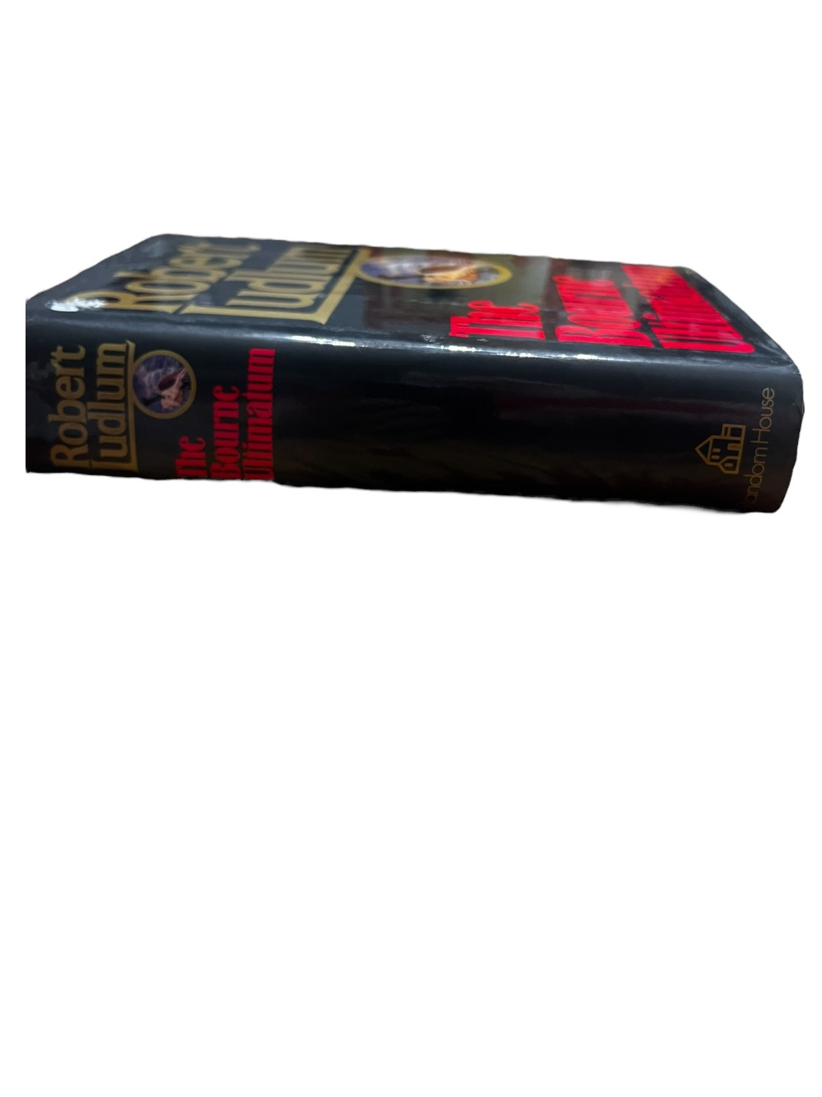 THE BOURNE ULTIMATUM Robert Ludlum 1990 First Edition Large Print Random house