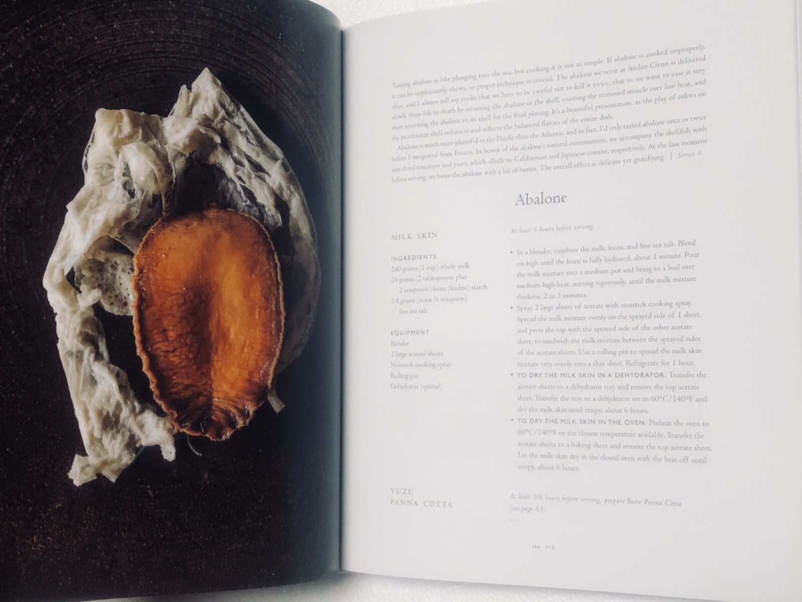 San Francisco Restaurant ATELIER Dominique CRENN Cookbook Three-Star Michelin