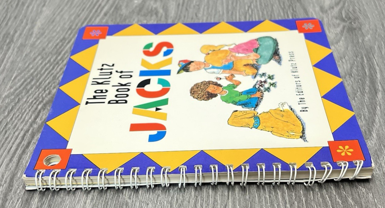 The Klutz Book of Jacks – 1988 Spiral Bound