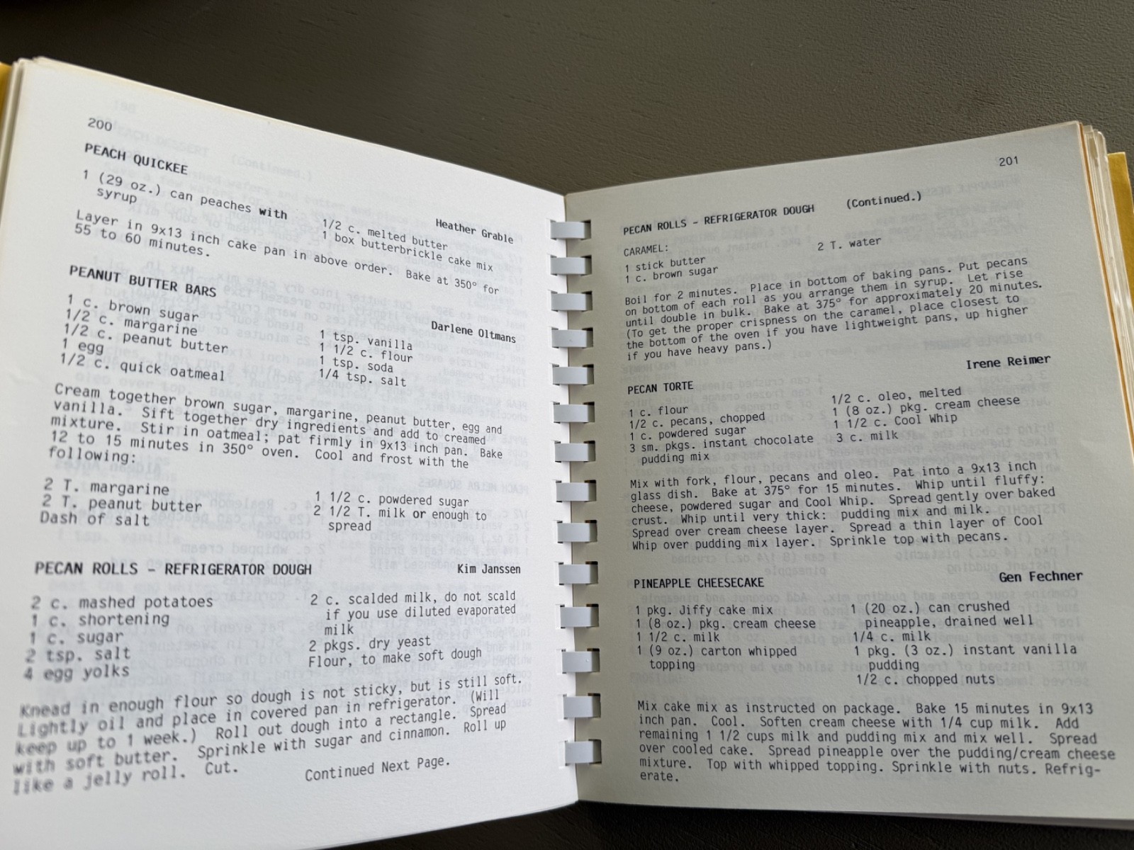 1984 Luther Memorial Sampler Cookbook – over 500 pages! church community recipes
