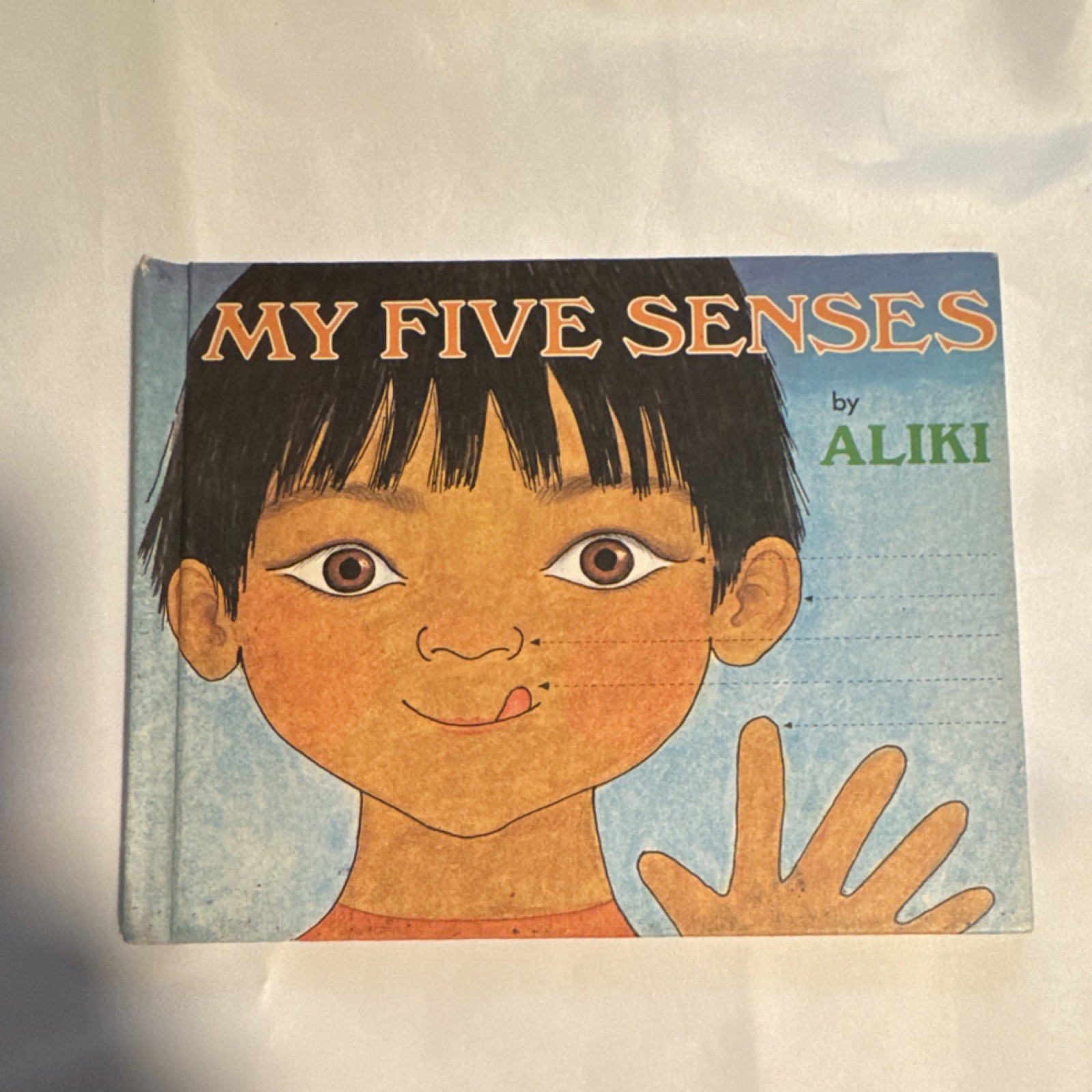 My Five Senses Hardcover Illustrated Picture Book by Aliki Ages 4-8