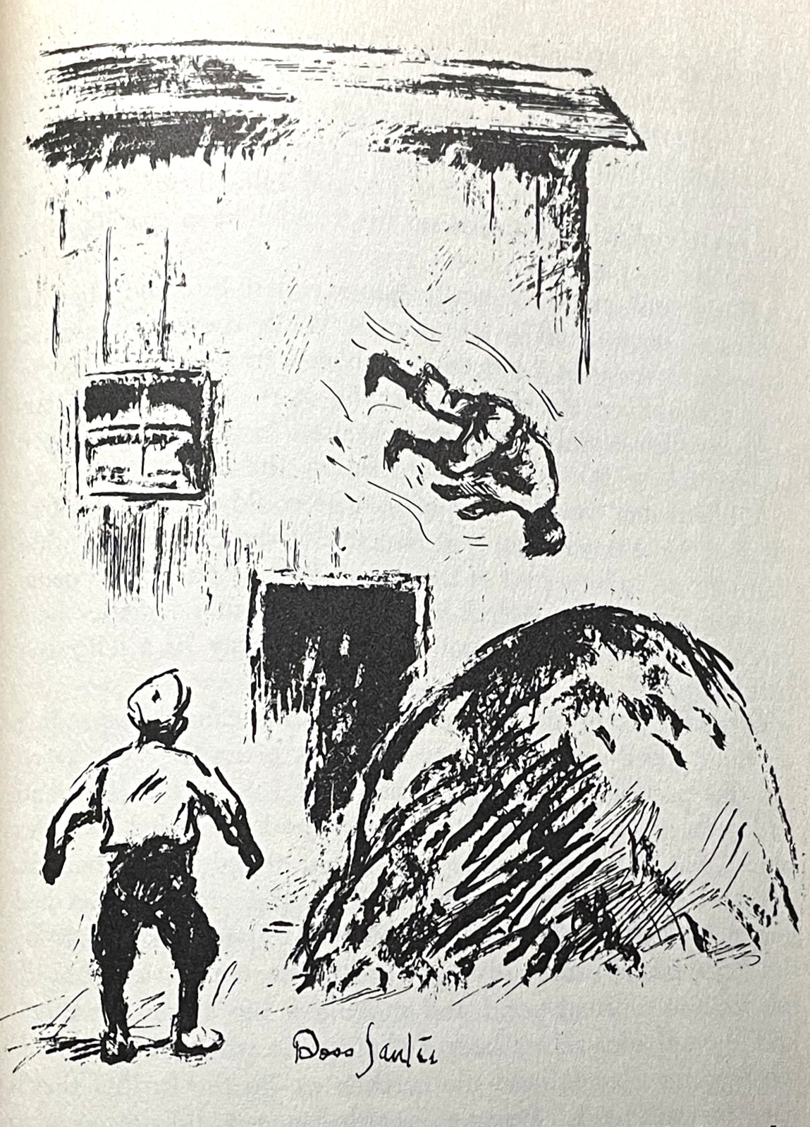 Ross Santee Dog Days First Edition A Scribner 1955 DJ Illus Cowboy Life Western