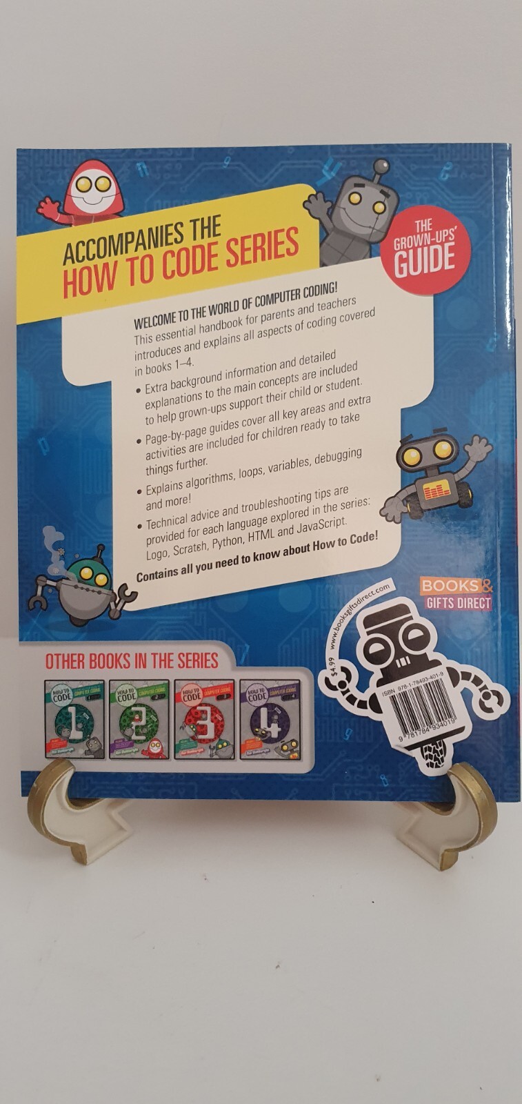 How to Code The Grown Ups Guide + Books 1 – 4 Complete Set Max Wainewright