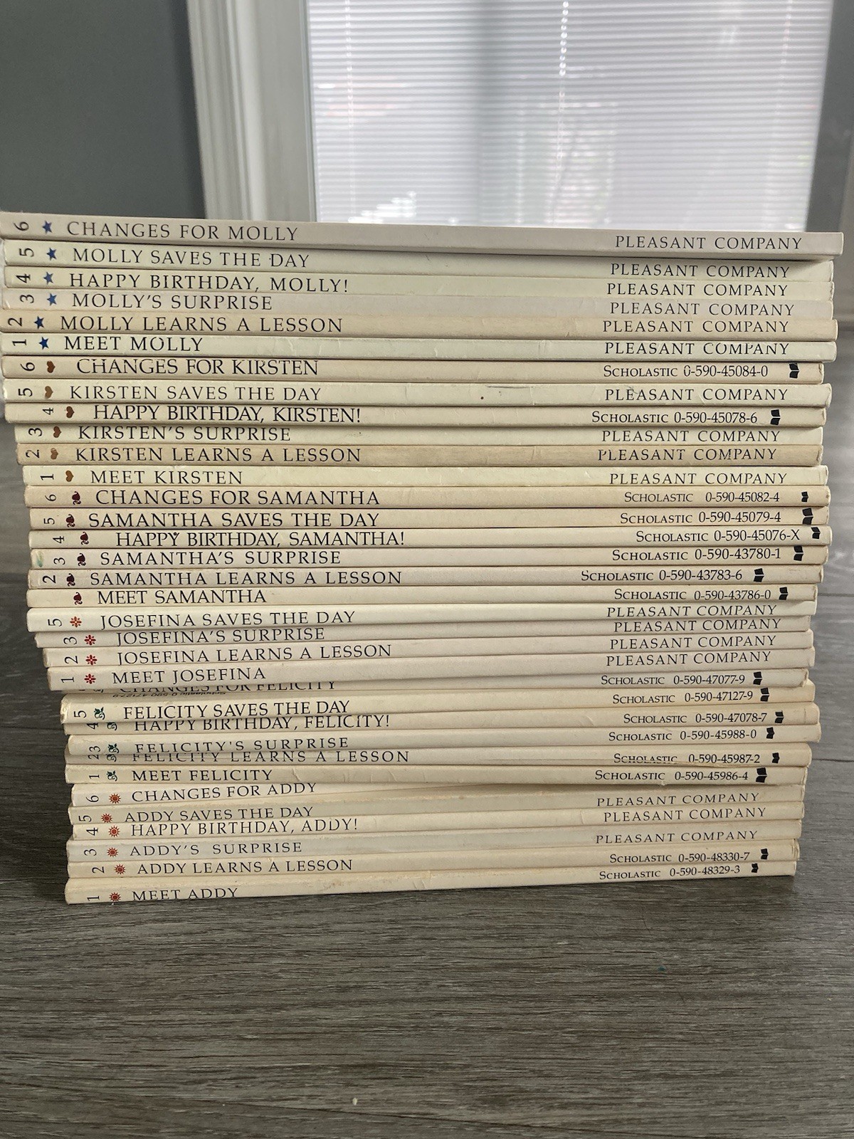 American Girl Doll Collection Books ALMOST COMPLETE 34 PB Books Pleasant Company