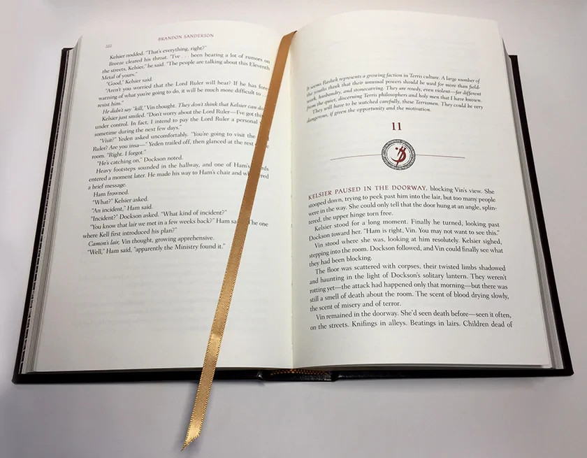 SIGNED And SEALED Mistborn Leatherbound Book Brandon Sanderson Cosmere Final