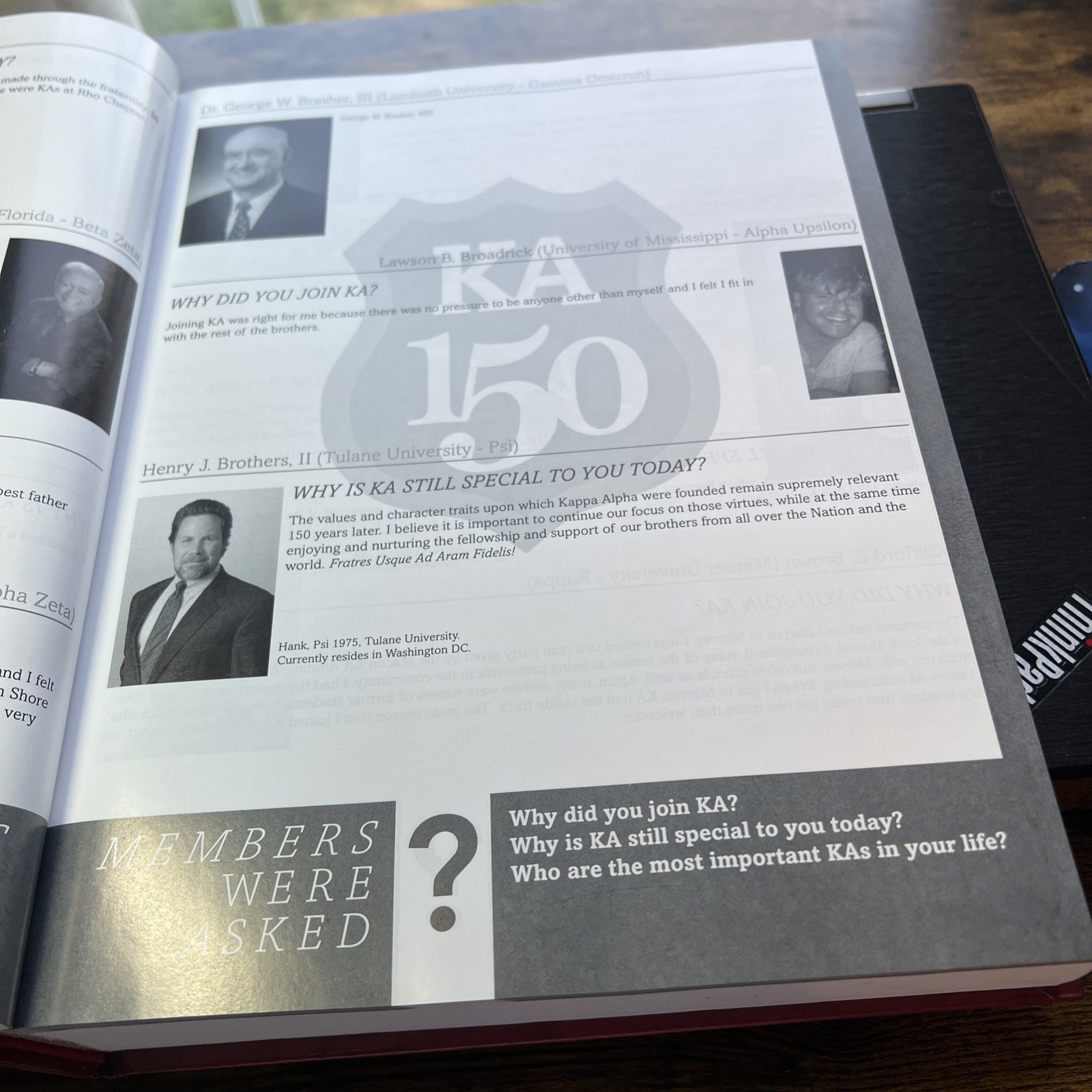 Kappa Alpha Order 150th Anniversary Alumni Directory 1275pp 2015 NO CD