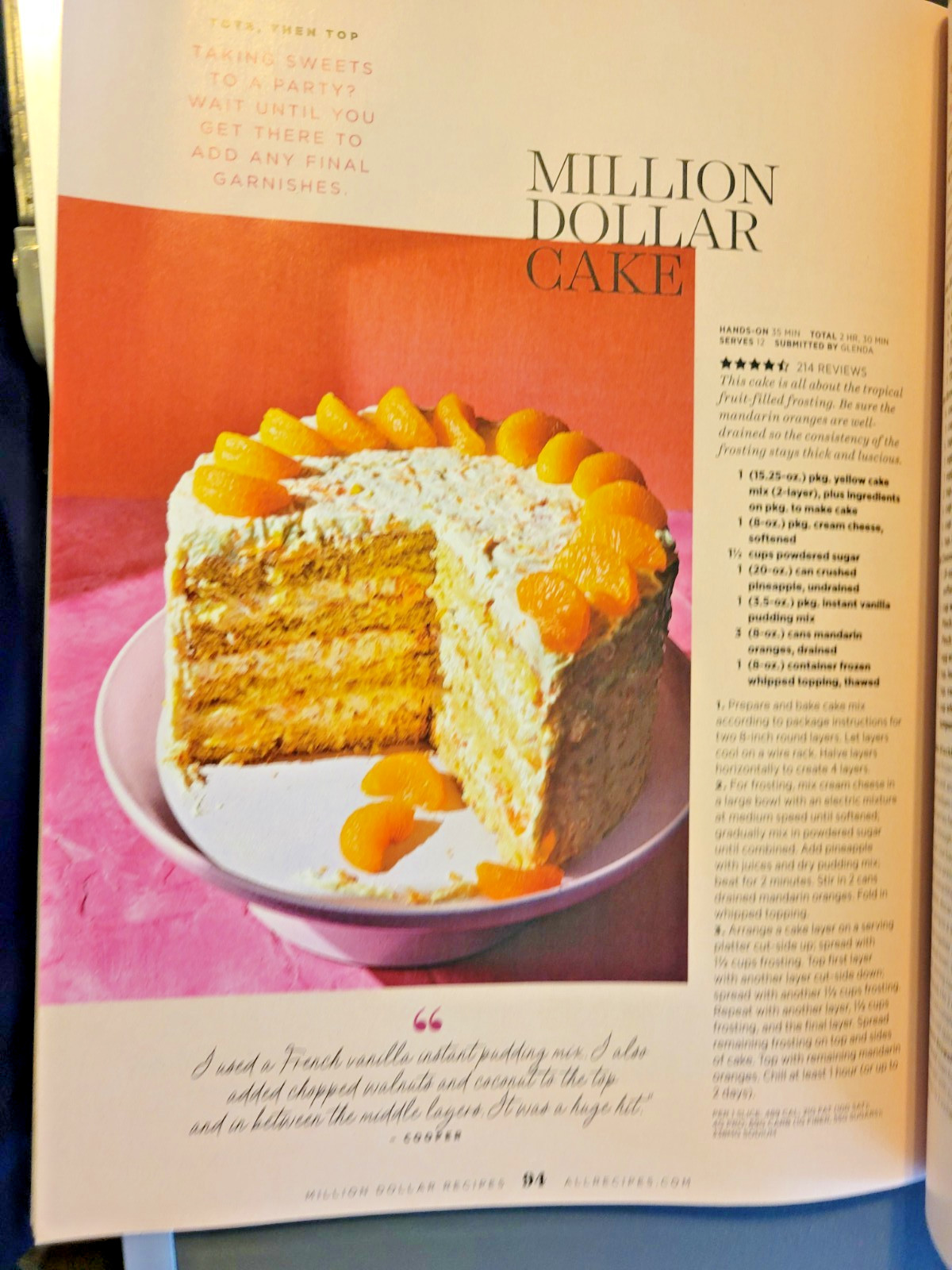 Million Dollar Recipes by Allrecipes – 78 Top-Rated Ultra-Rich Dishes