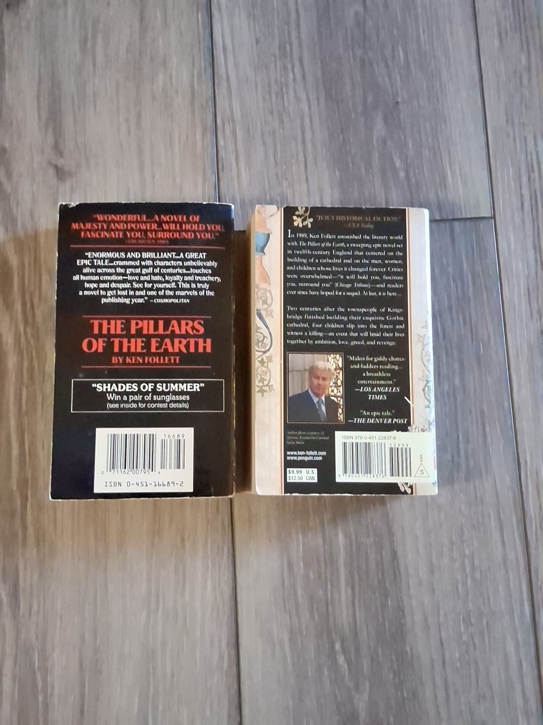 Ken Follet Lot (2) Pillars Of The Earth / World Without End