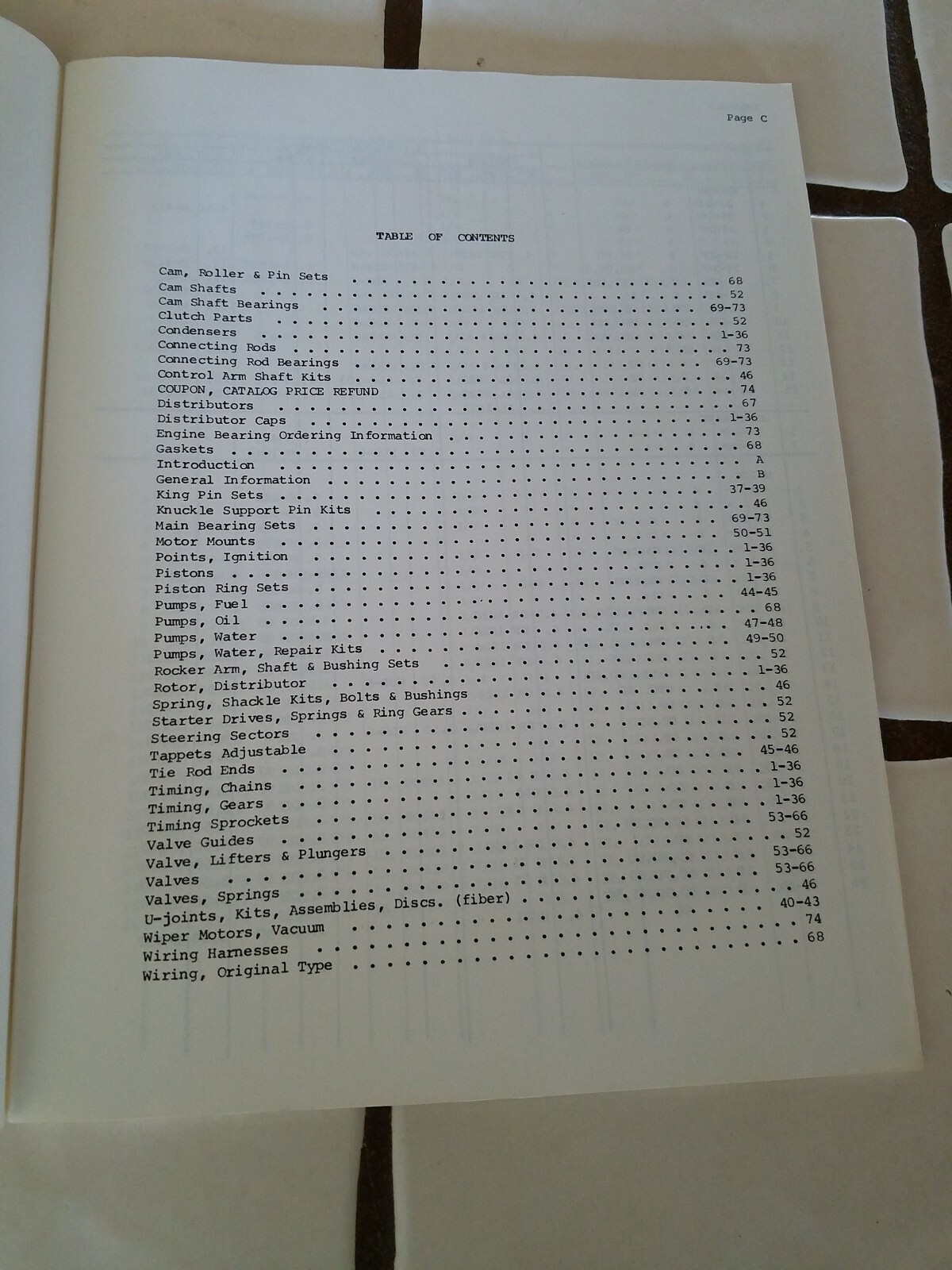 Vintage Egge Machine Co. Catalog 1003 The Parts House for Old Cars 74 pages