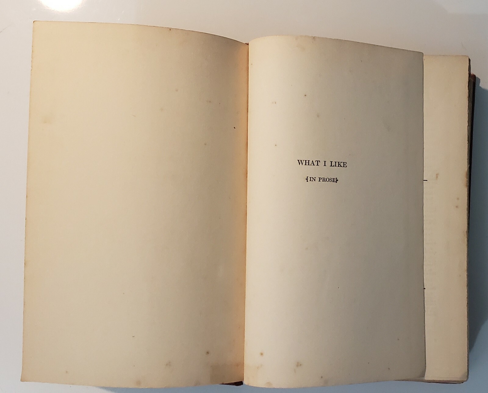 What I Like {In Prose} William Lyon Phelps First Edition 1933 Charles Scribner’s