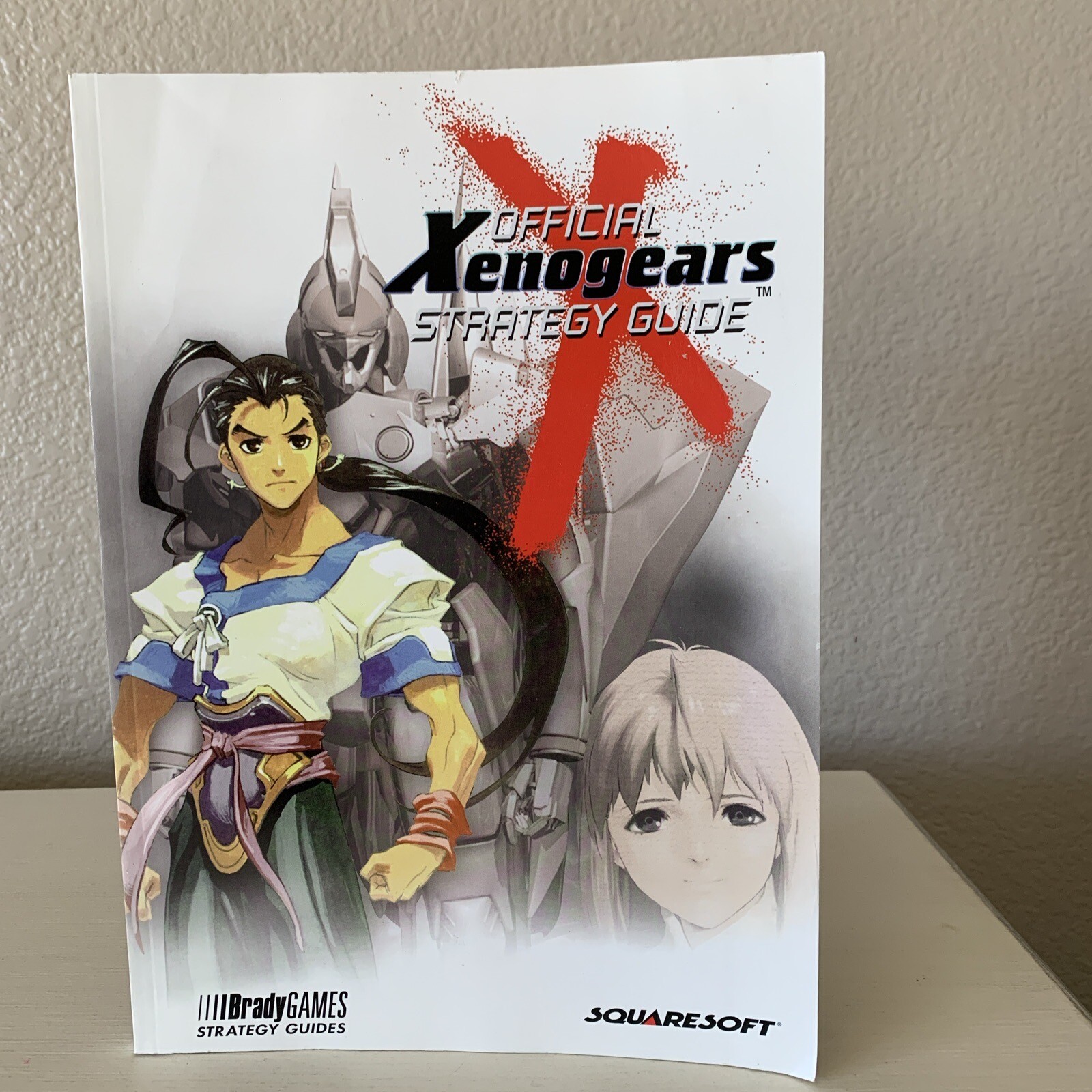 Official Xenogears Strategy Guide Brady Squaresoft Sony PlayStation PS1 Vintage