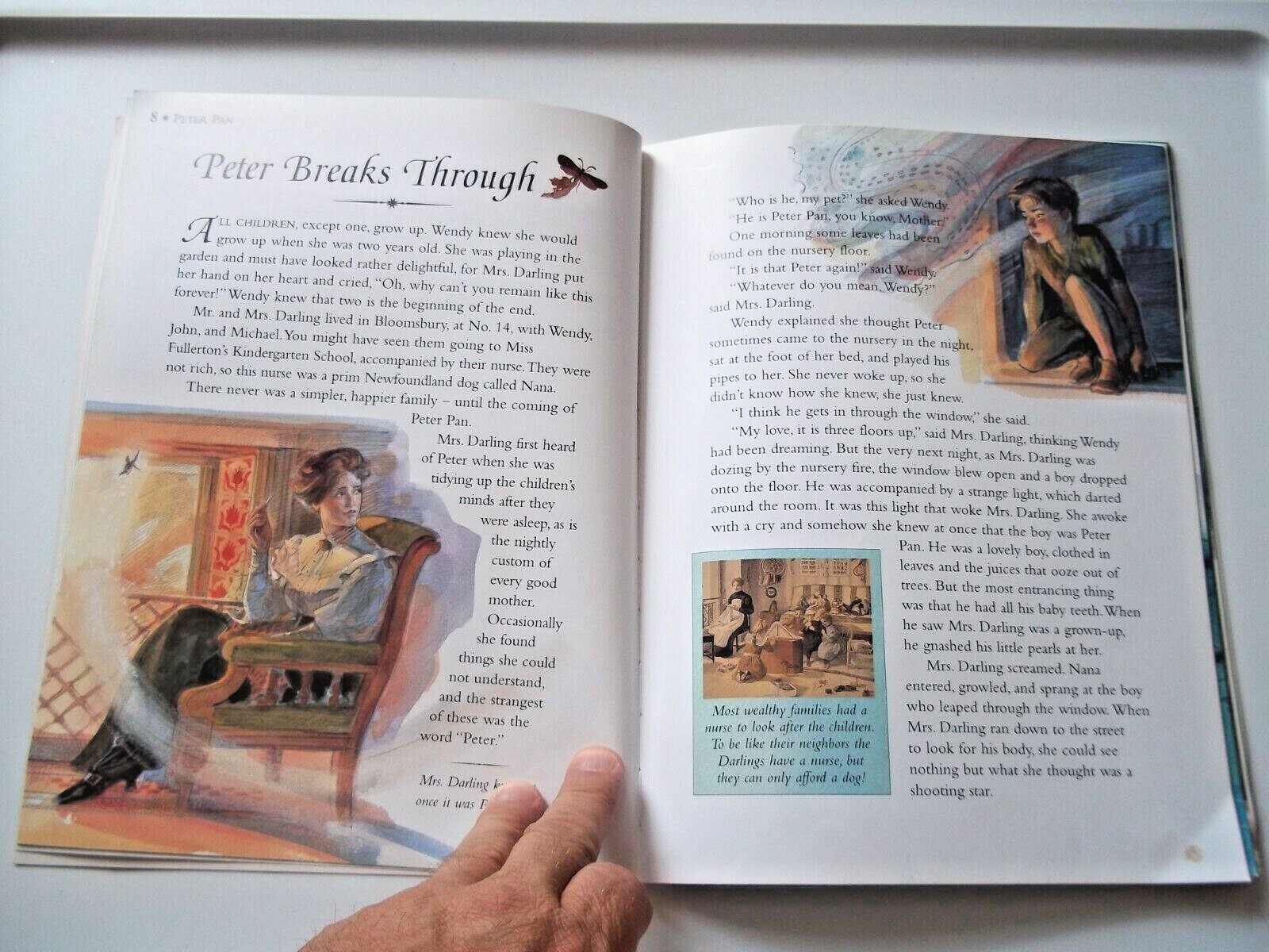 PETER PAN By J. M. BARRIE, Adapted By Michael Johnstone – DK BOOKS 1998 Book