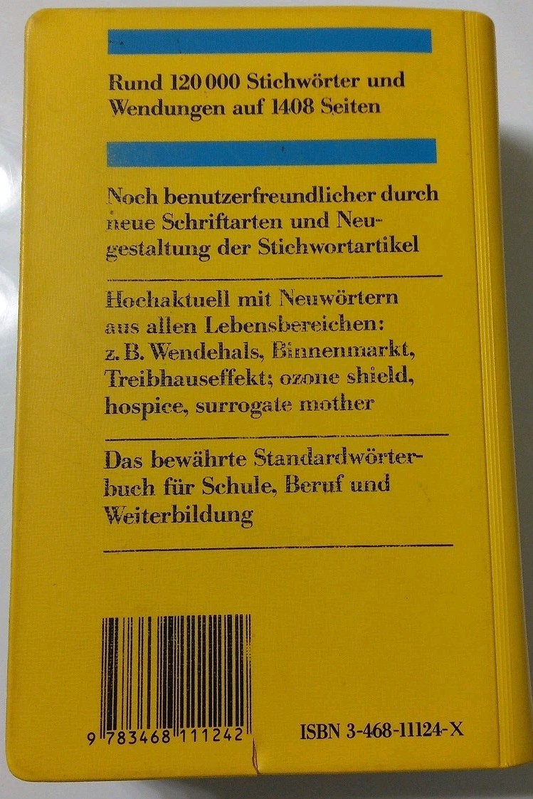 Langenscheidts Taschen-worterbuch (Englisch, Englisch-Deutsch / Deutsch Engl…