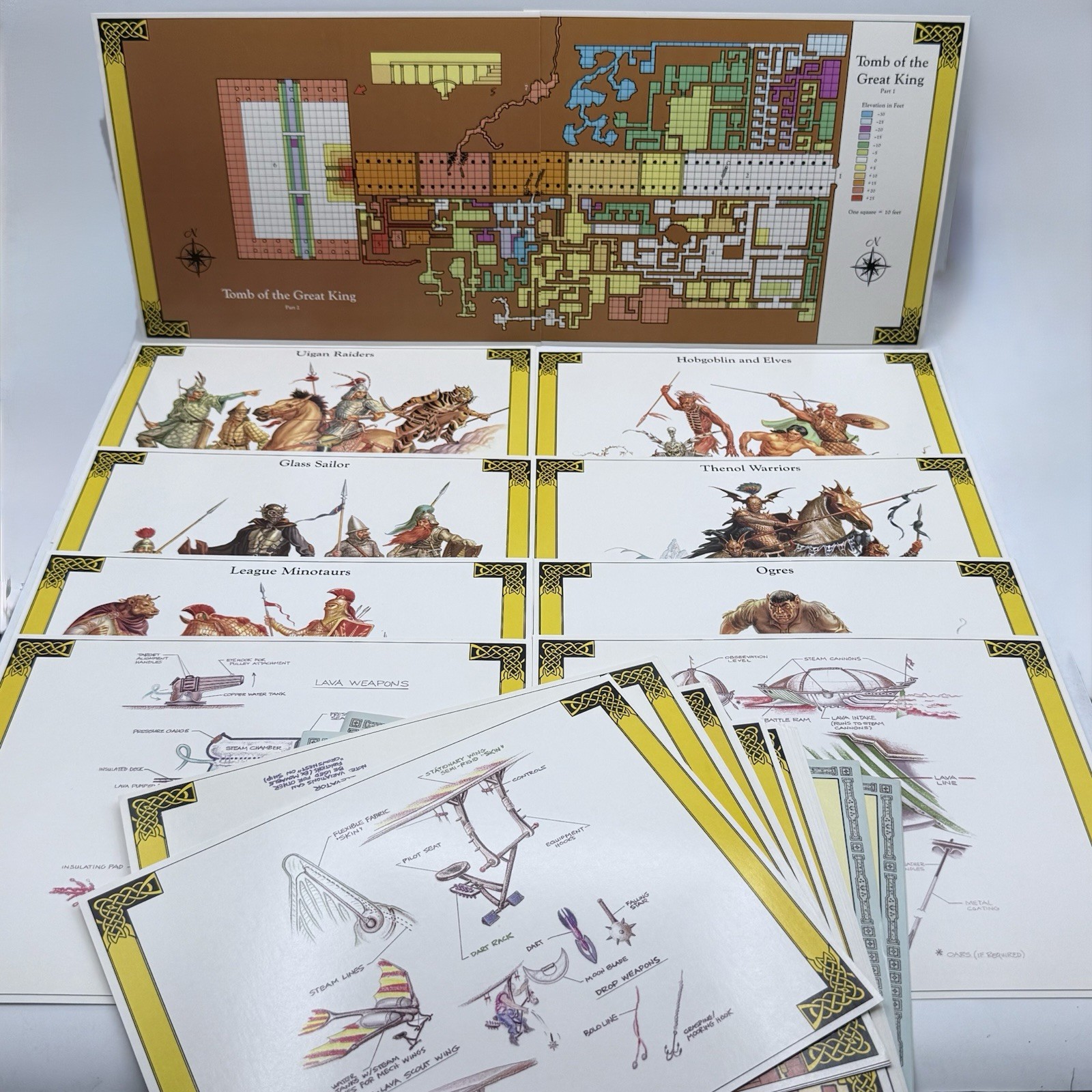 AD&D Dragonlance Tales Of The Lance Boxed Set 1074 TSR Cards Posters Only 1992